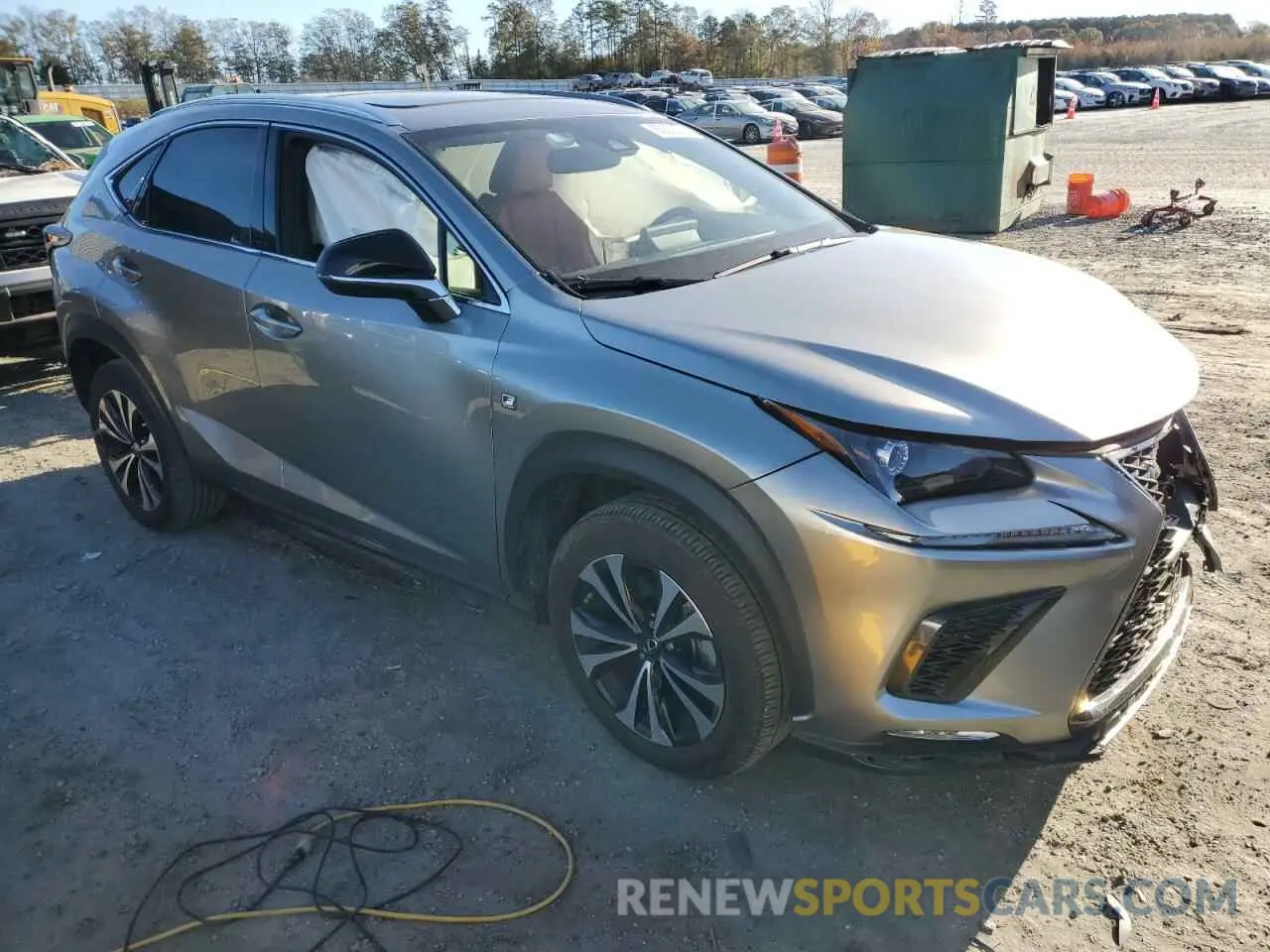 4 fotografías del automóvil dañado JTJSARDZ0M2258190 LEXUS NX 2021