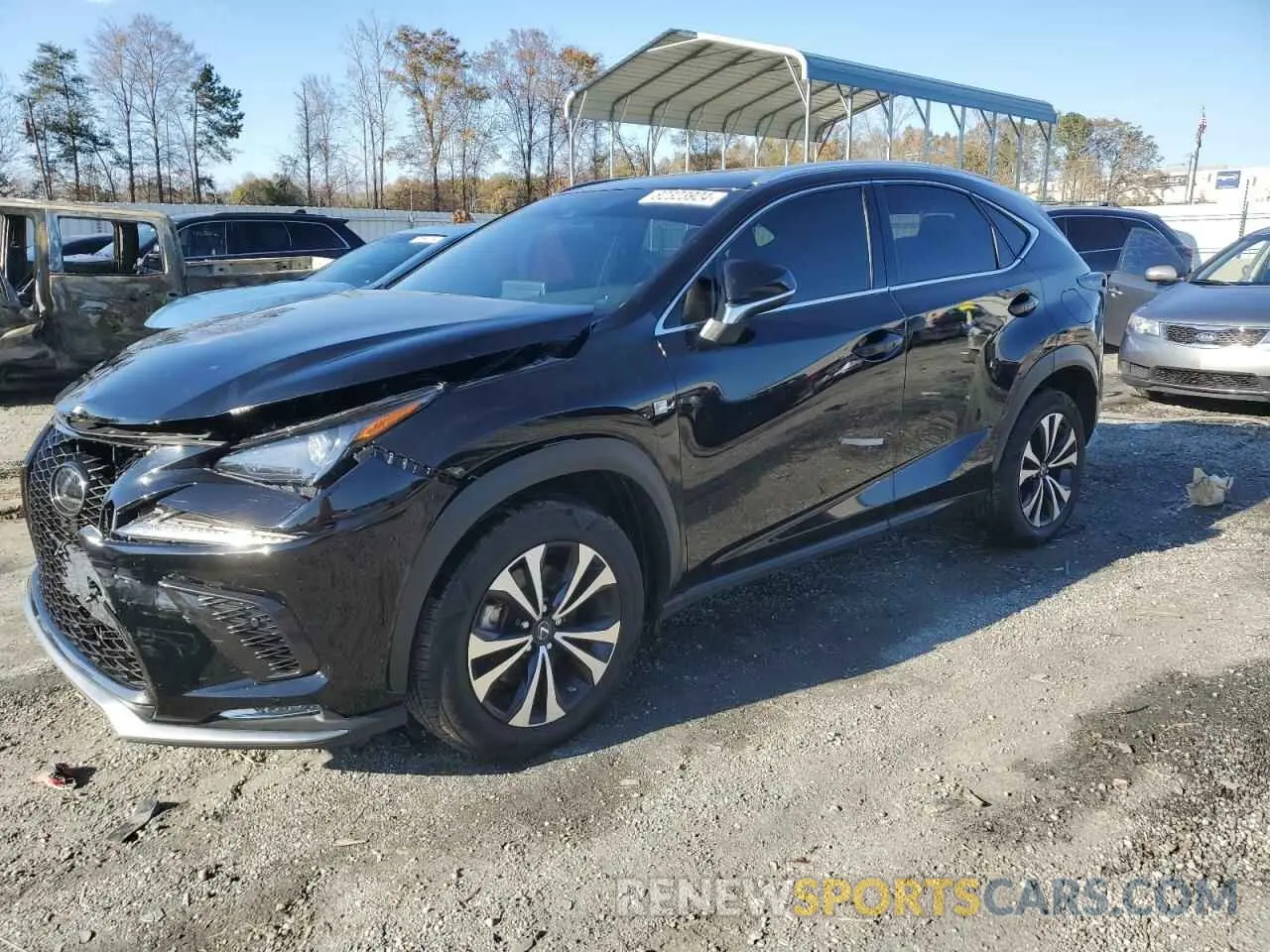 1 fotografías del automóvil dañado JTJSARDZ1M2255492 LEXUS NX 2021