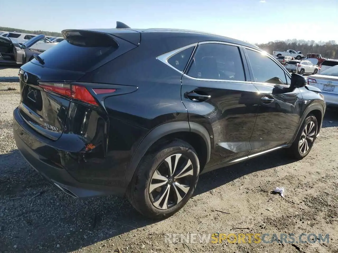 3 fotografías del automóvil dañado JTJSARDZ1M2255492 LEXUS NX 2021