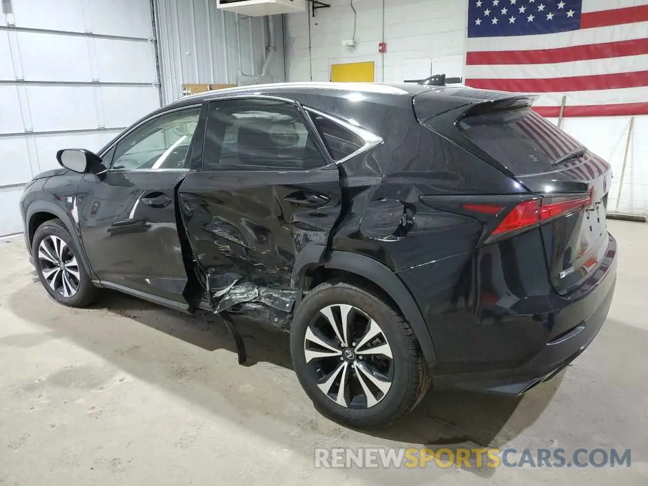 2 fotografías del automóvil dañado JTJSARDZ3M2262119 LEXUS NX 2021