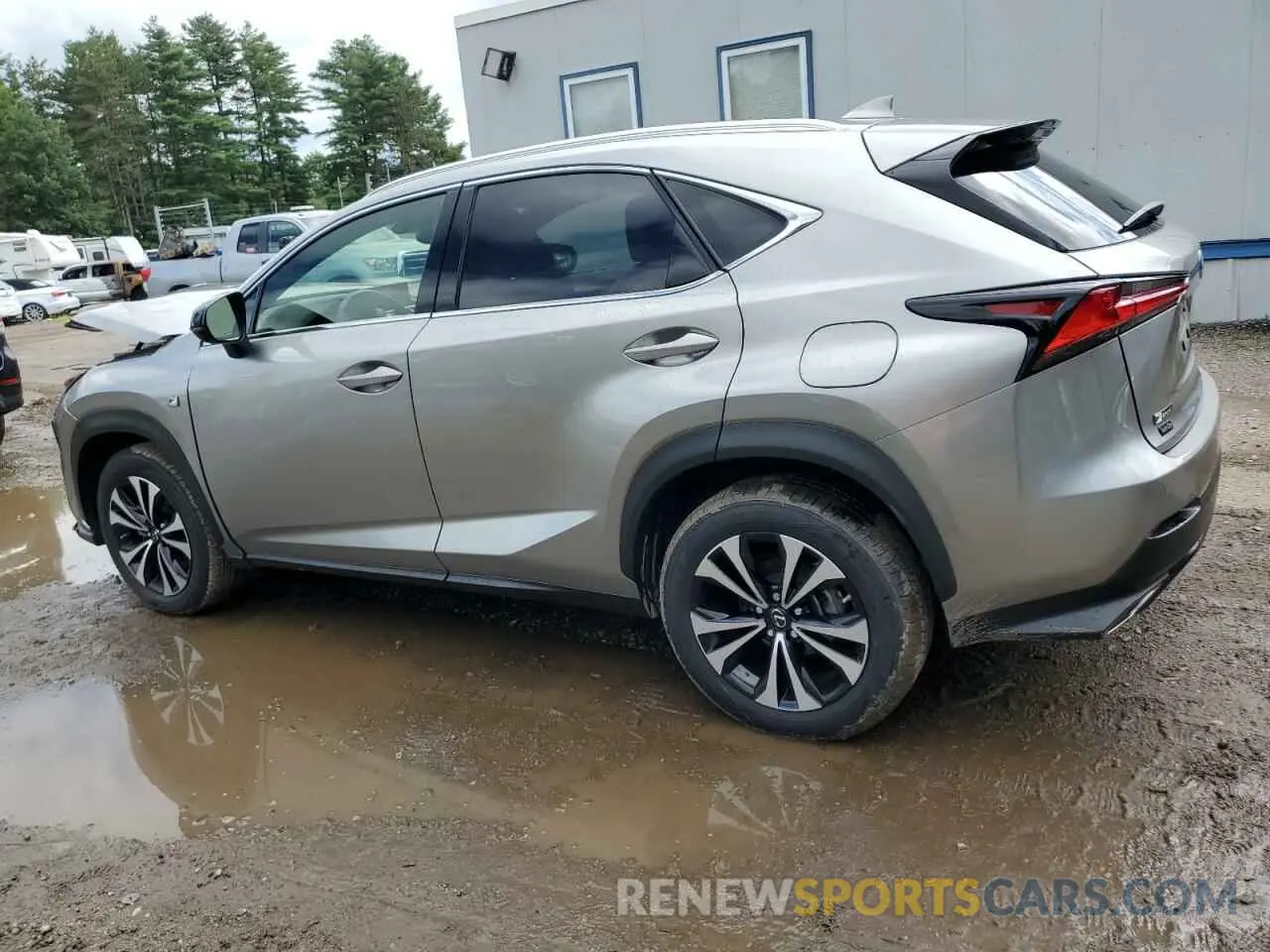 2 fotografías del automóvil dañado JTJSARDZ6M2256945 LEXUS NX 2021