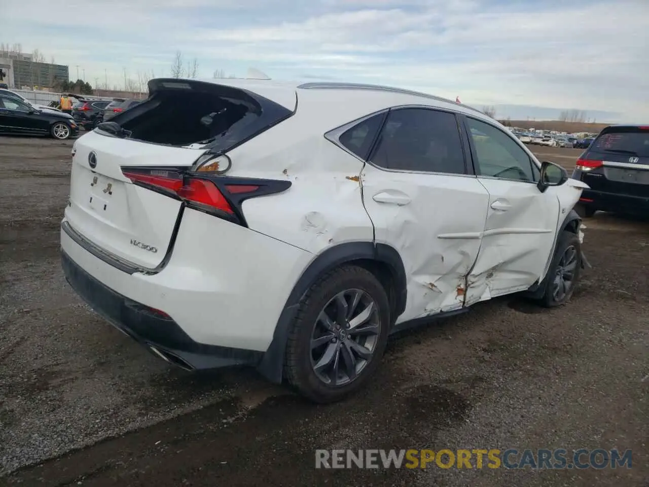 3 fotografías del automóvil dañado JTJSARDZ6M5023081 LEXUS NX 2021
