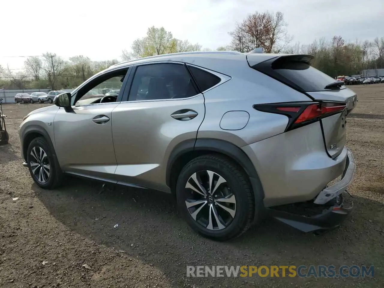 2 fotografías del automóvil dañado JTJSARDZXM2241235 LEXUS NX 2021