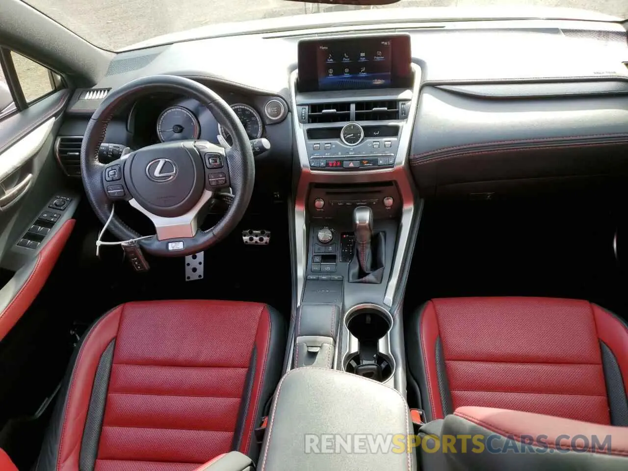 8 fotografías del automóvil dañado JTJSARDZXM2241235 LEXUS NX 2021