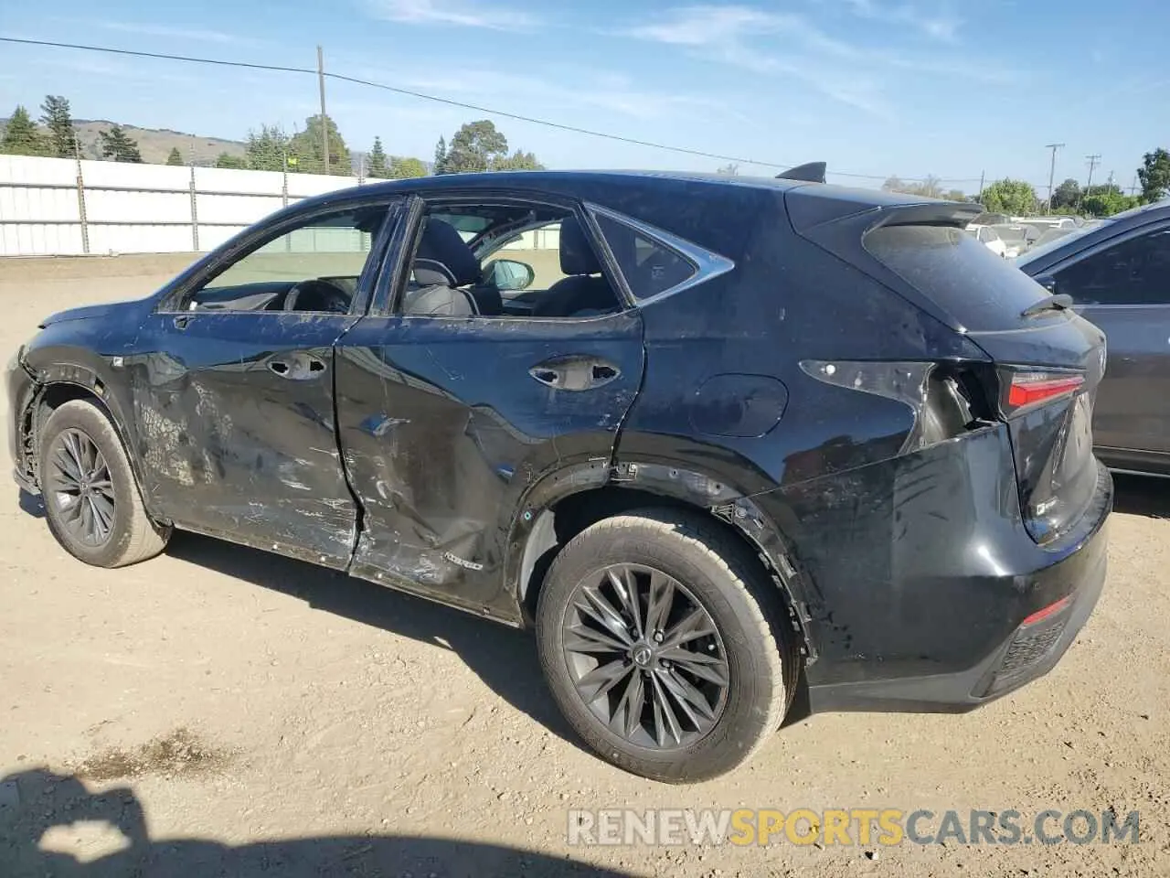 2 fotografías del automóvil dañado JTJSJRDZ7M5010775 LEXUS NX 2021
