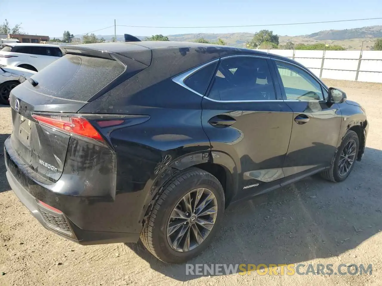 3 fotografías del automóvil dañado JTJSJRDZ7M5010775 LEXUS NX 2021