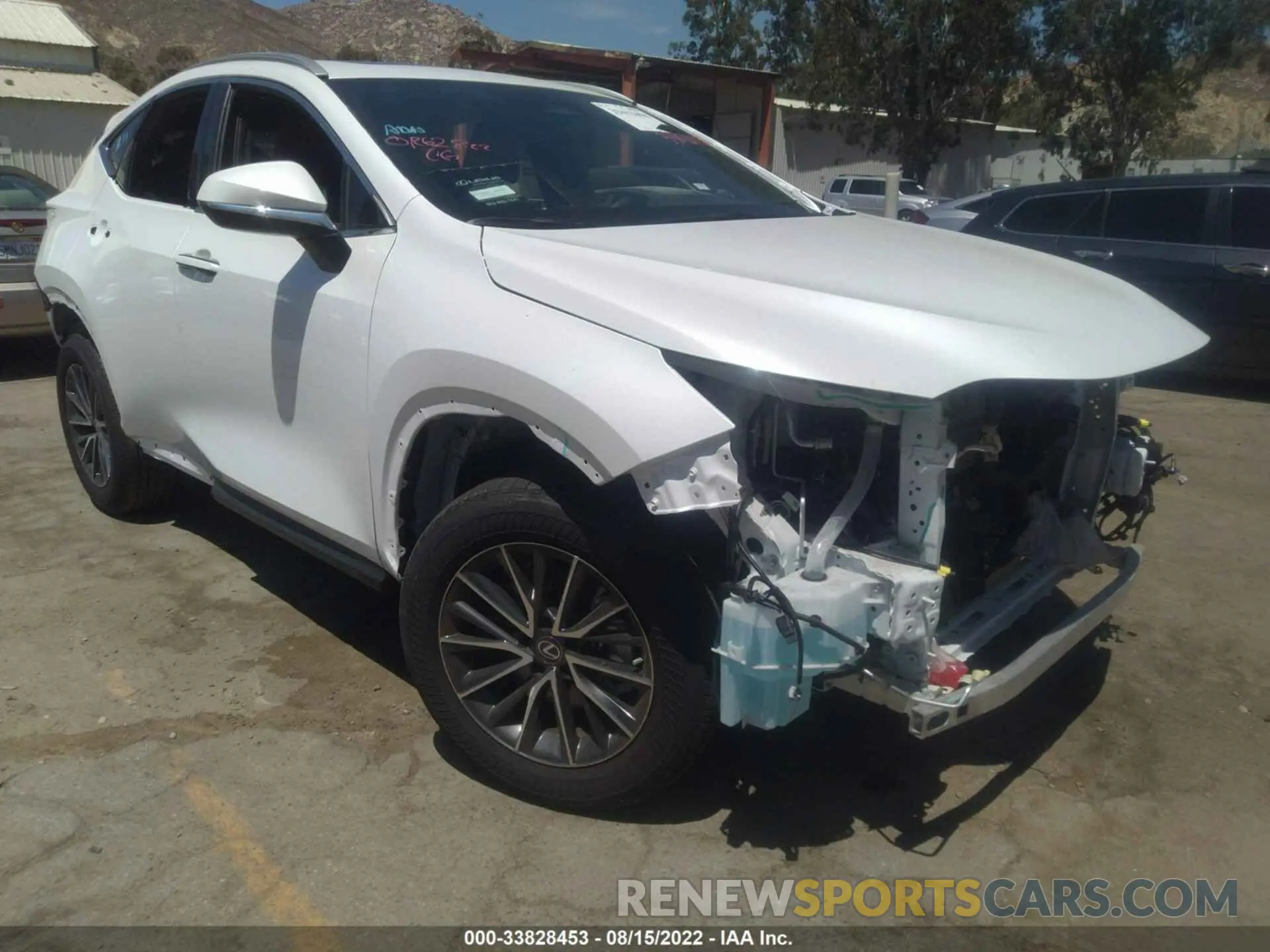 1 fotografías del automóvil dañado 2T2AGCEZ7NC002054 LEXUS NX 2022