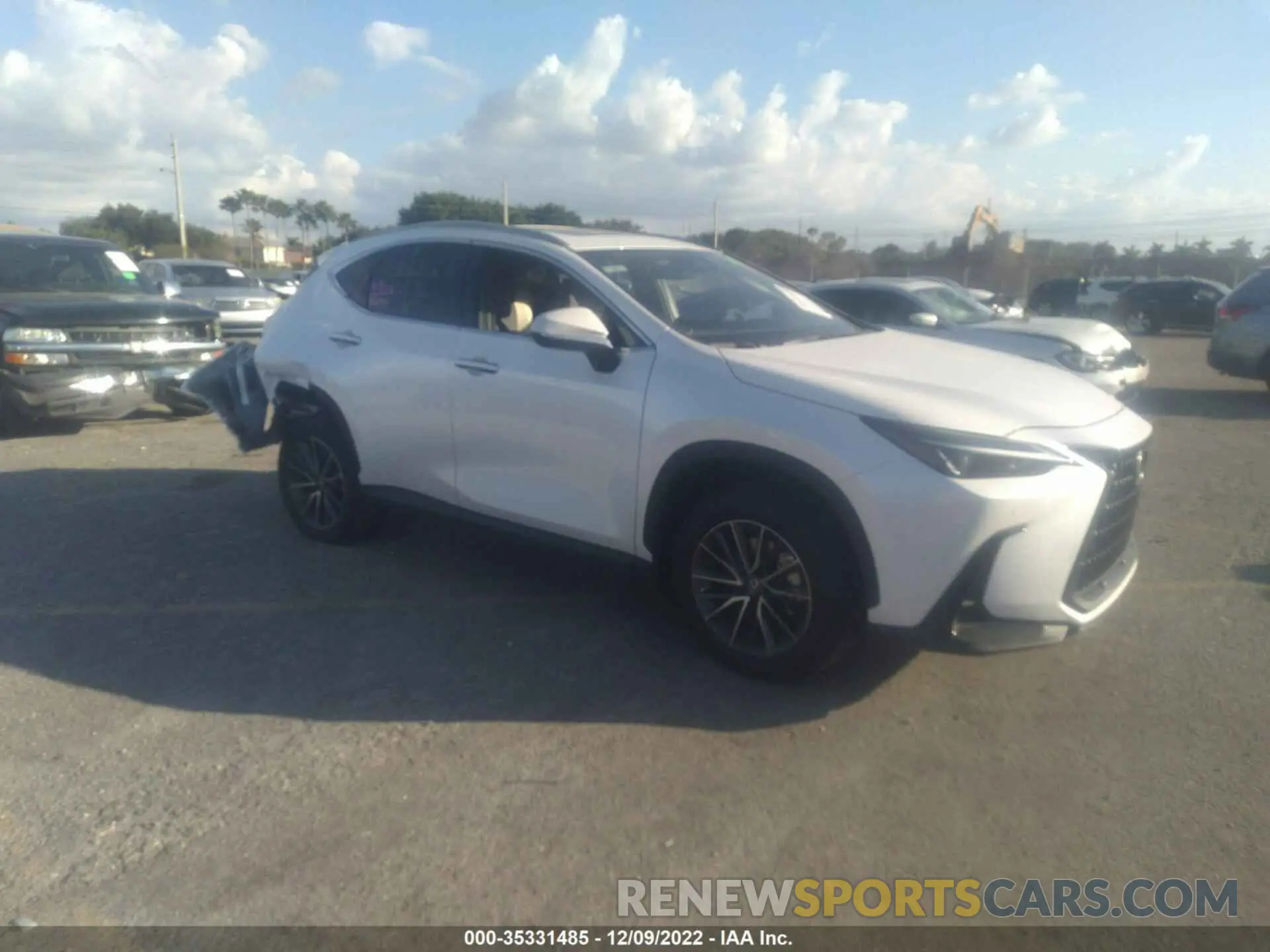 1 fotografías del automóvil dañado 2T2GGCEZ2NC012761 LEXUS NX 2022