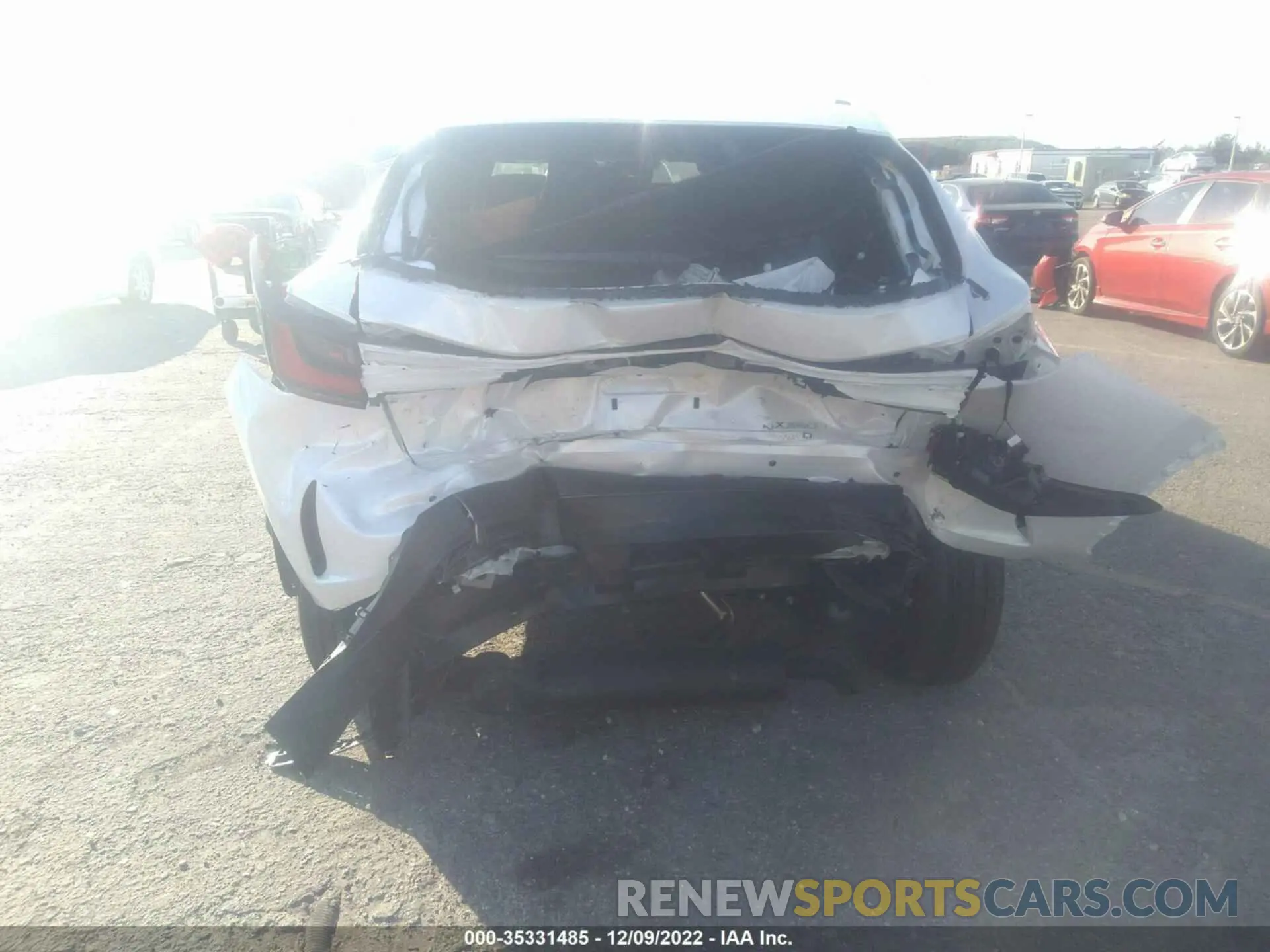 6 fotografías del automóvil dañado 2T2GGCEZ2NC012761 LEXUS NX 2022