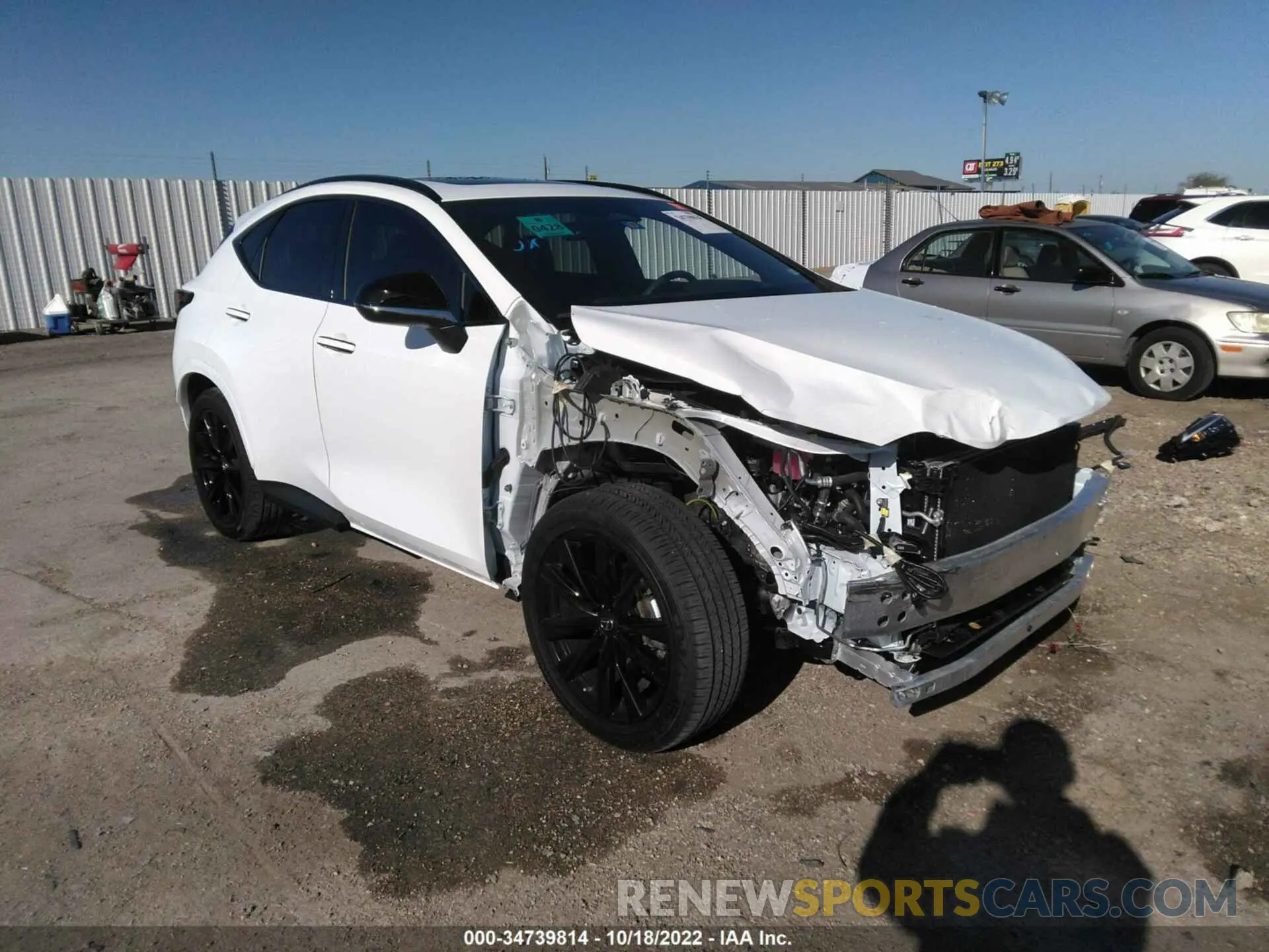 1 fotografías del automóvil dañado 2T2KGCEZXNC004997 LEXUS NX 2022