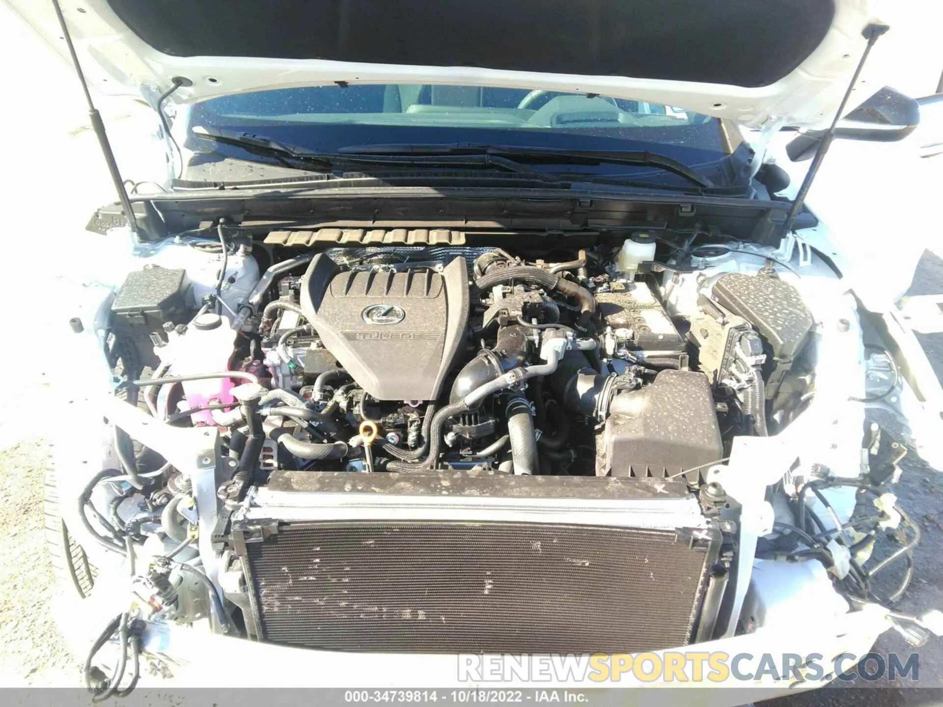 10 fotografías del automóvil dañado 2T2KGCEZXNC004997 LEXUS NX 2022