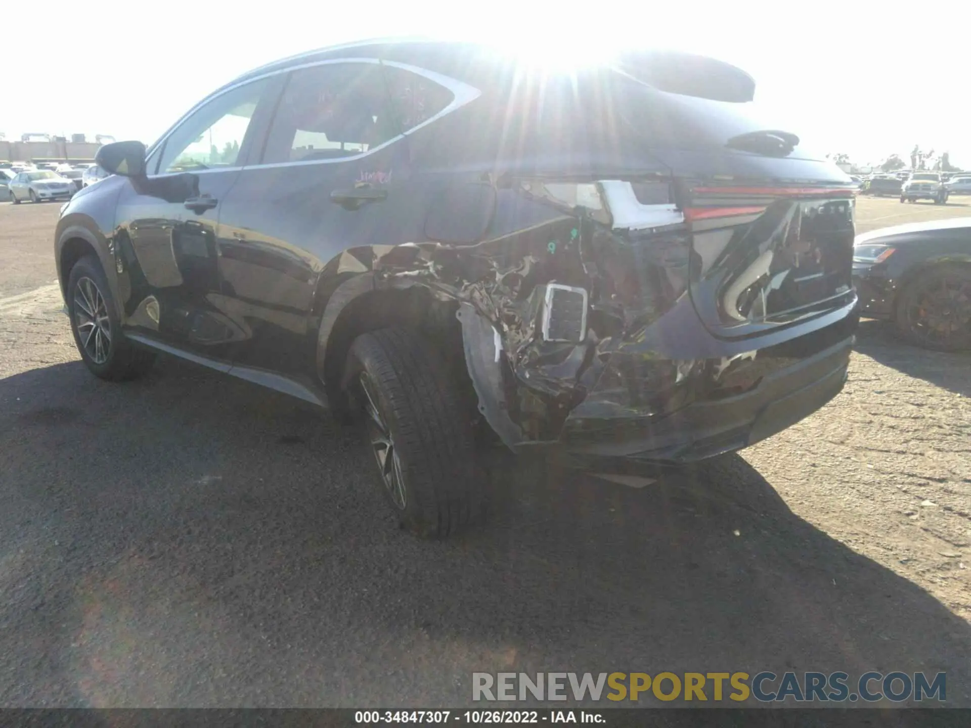 6 fotografías del automóvil dañado JTJADCAZ3N2001868 LEXUS NX 2022