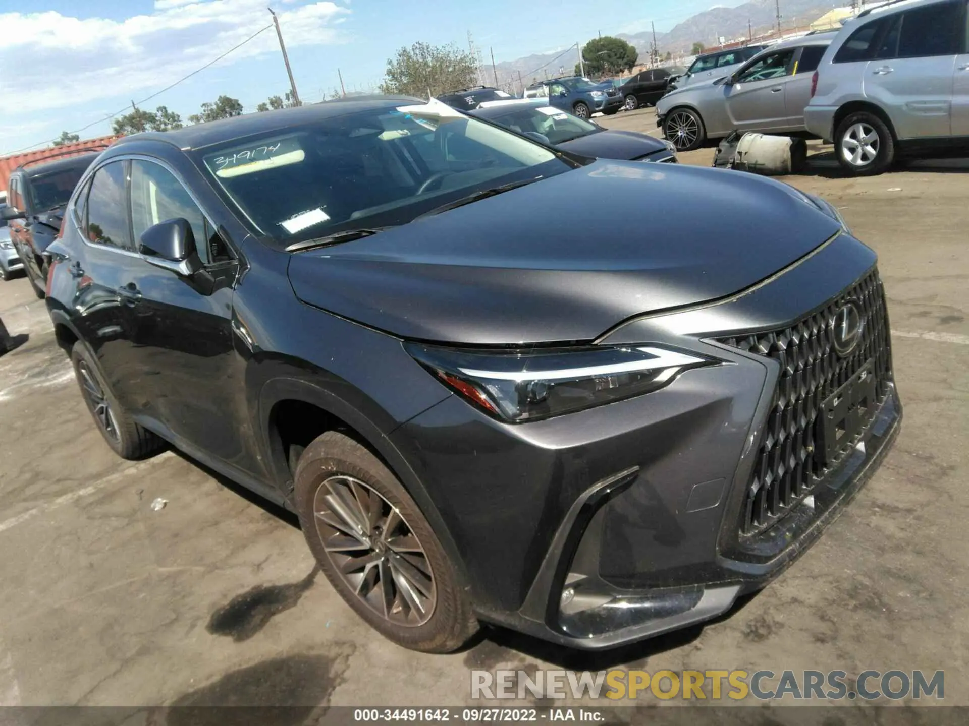 1 fotografías del automóvil dañado JTJAGCEZ7N2000420 LEXUS NX 2022