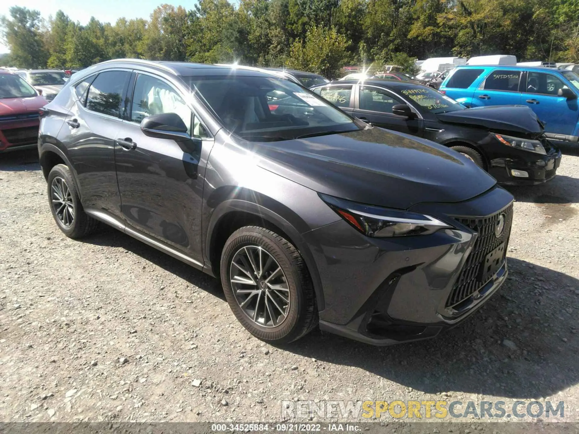 1 fotografías del automóvil dañado JTJGGCEZ4N5002246 LEXUS NX 2022