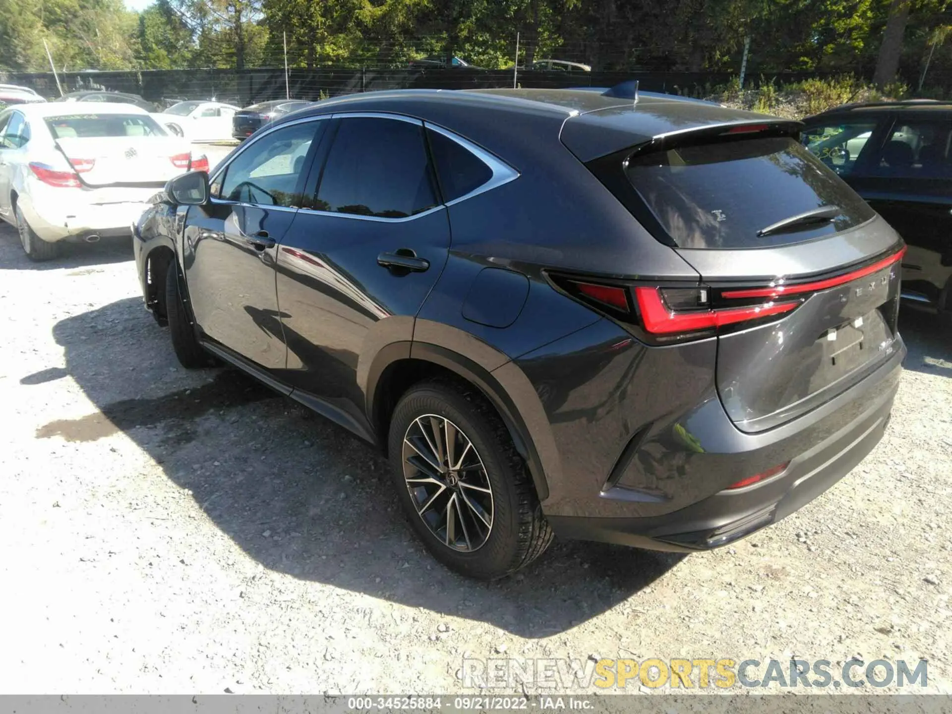 3 fotografías del automóvil dañado JTJGGCEZ4N5002246 LEXUS NX 2022