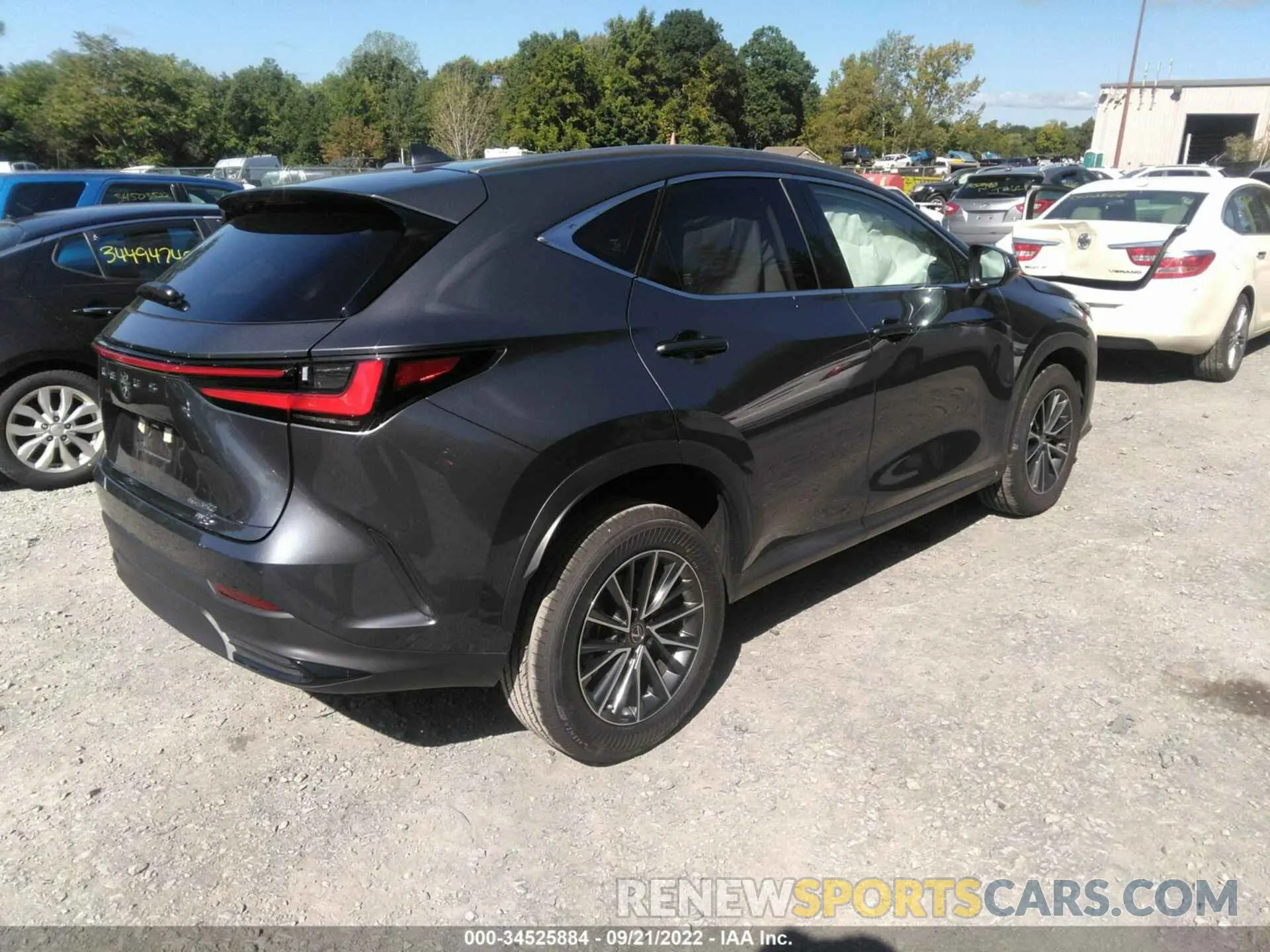 4 fotografías del automóvil dañado JTJGGCEZ4N5002246 LEXUS NX 2022