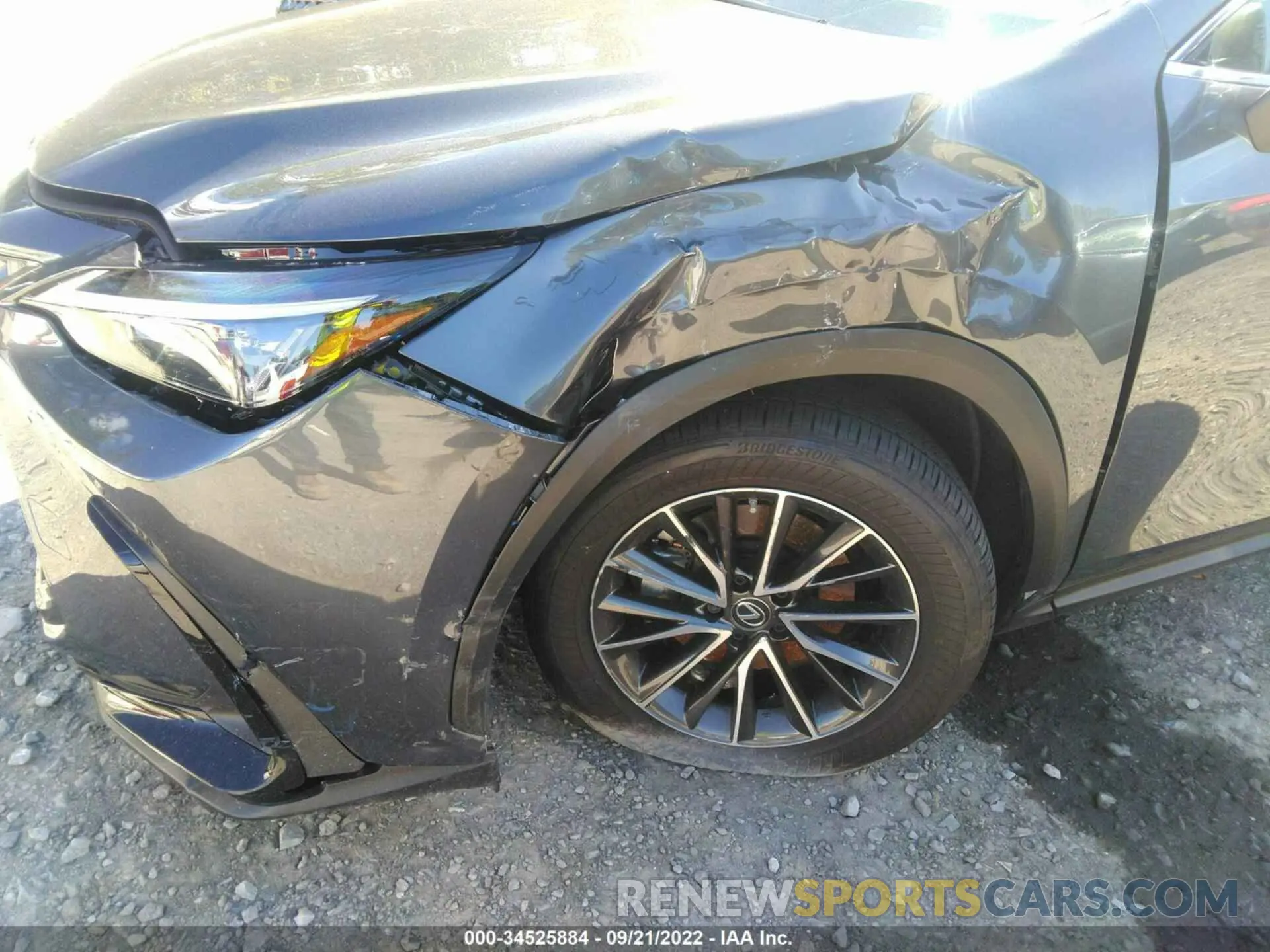 6 fotografías del automóvil dañado JTJGGCEZ4N5002246 LEXUS NX 2022