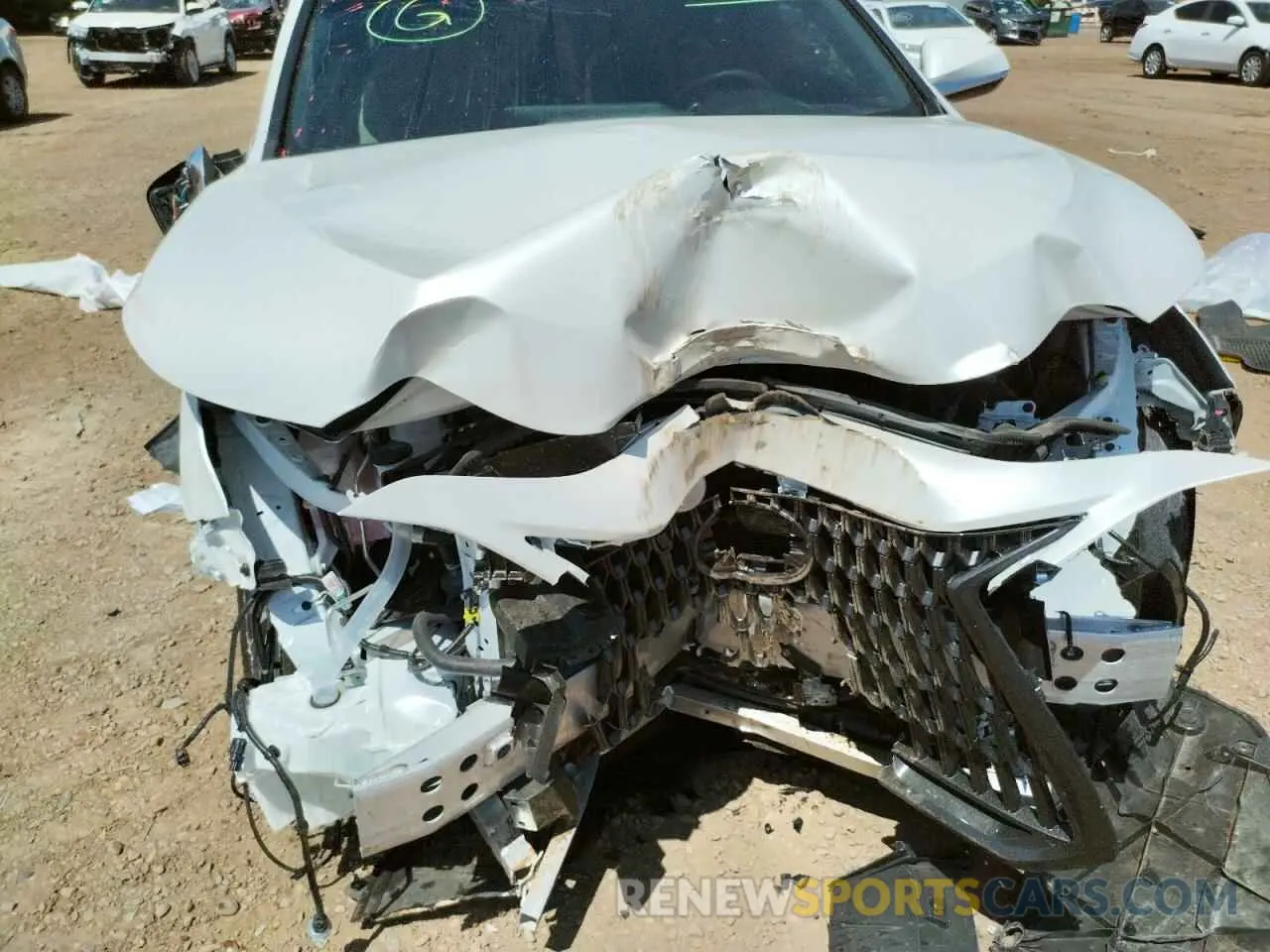 9 fotografías del automóvil dañado JTJGKCEZ3N2000830 LEXUS NX 2022