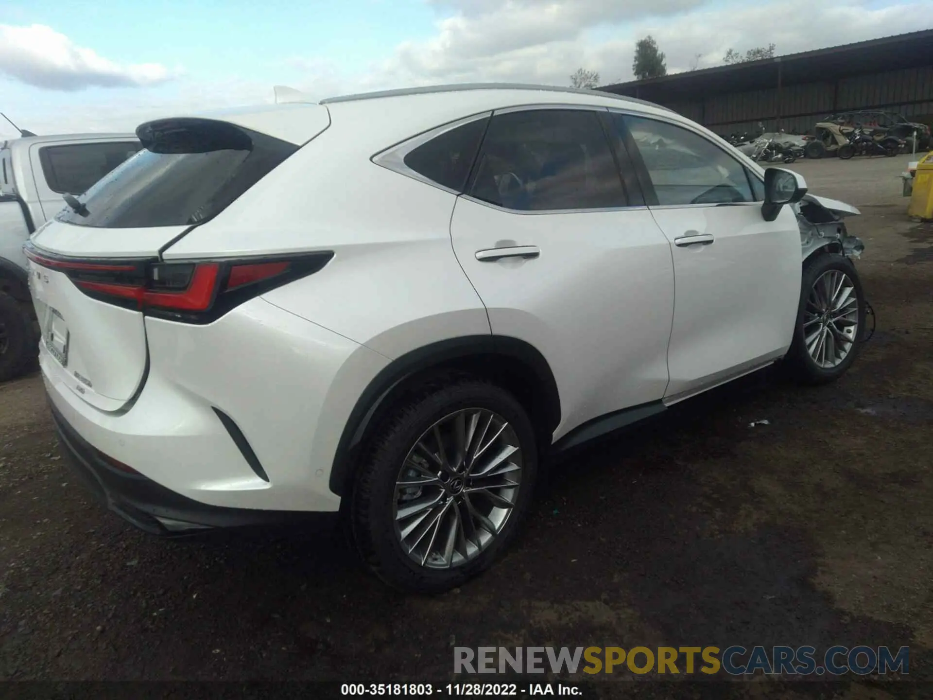 4 fotografías del automóvil dañado JTJHKCEZ0N2005388 LEXUS NX 2022