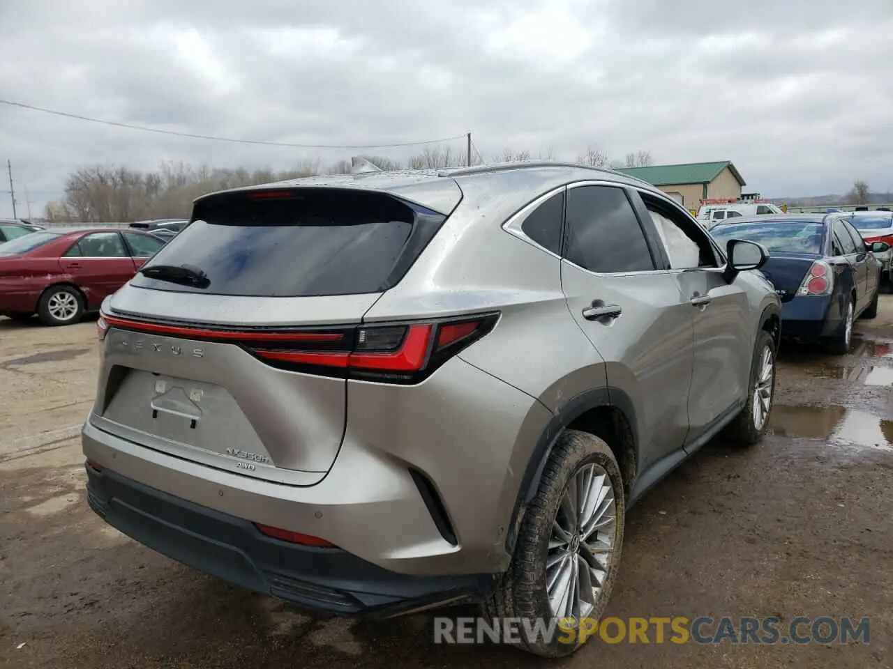 4 fotografías del automóvil dañado JTJHKCEZ5N5000377 LEXUS NX 2022
