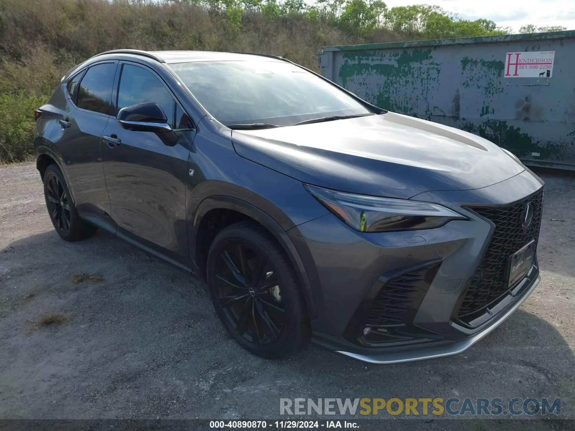 1 fotografías del automóvil dañado JTJKKCFZXR2023276 LEXUS NX 2024