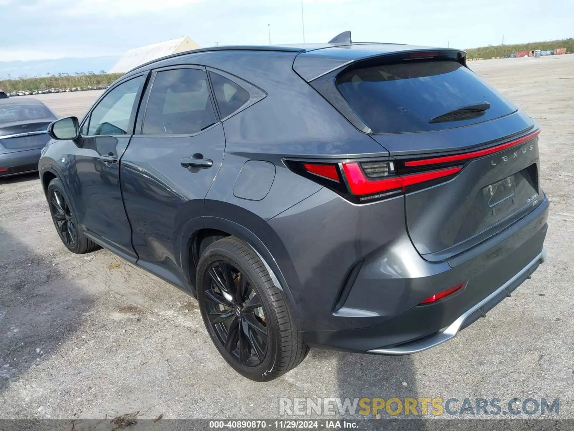 3 fotografías del automóvil dañado JTJKKCFZXR2023276 LEXUS NX 2024