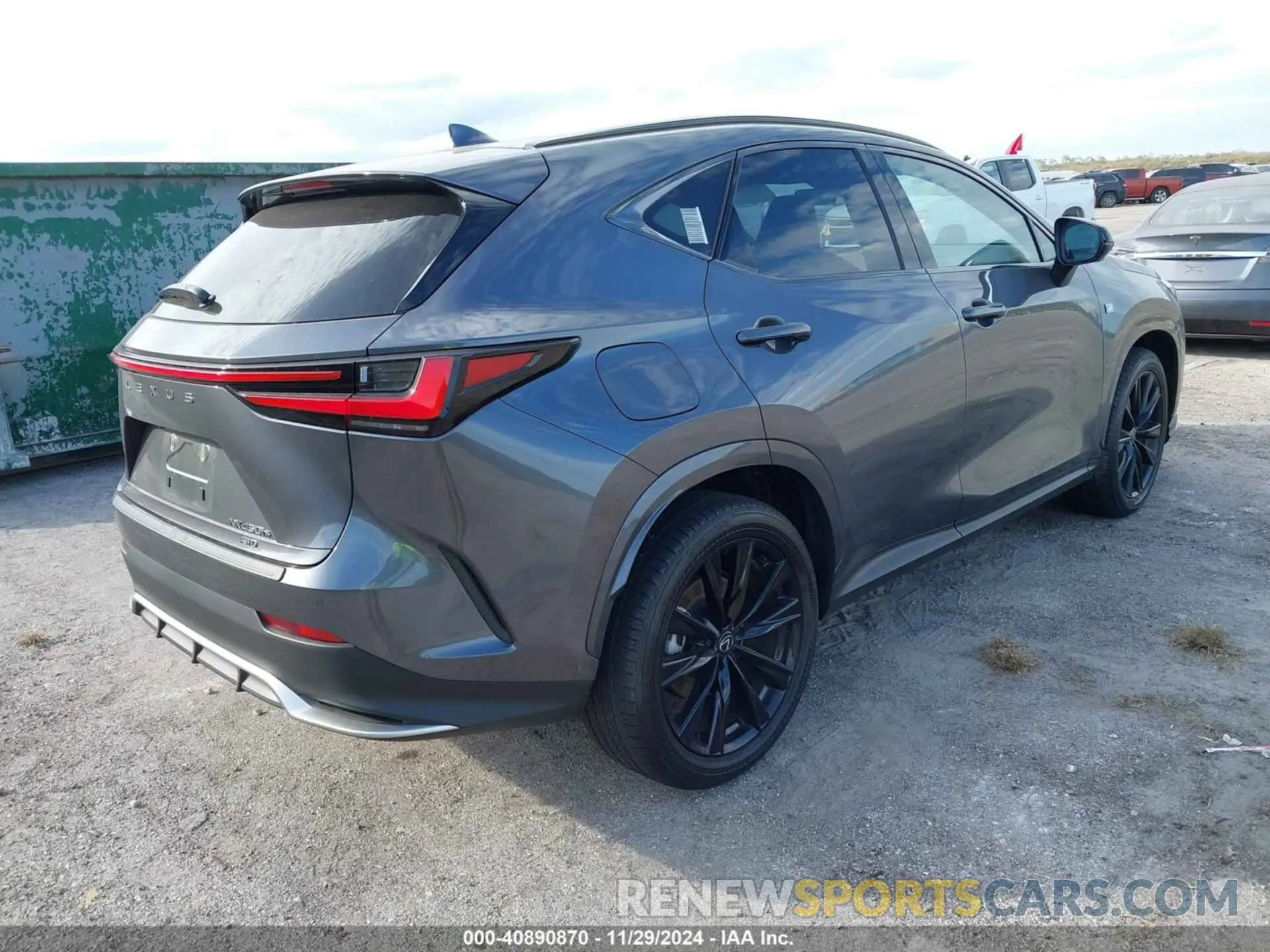 4 fotografías del automóvil dañado JTJKKCFZXR2023276 LEXUS NX 2024