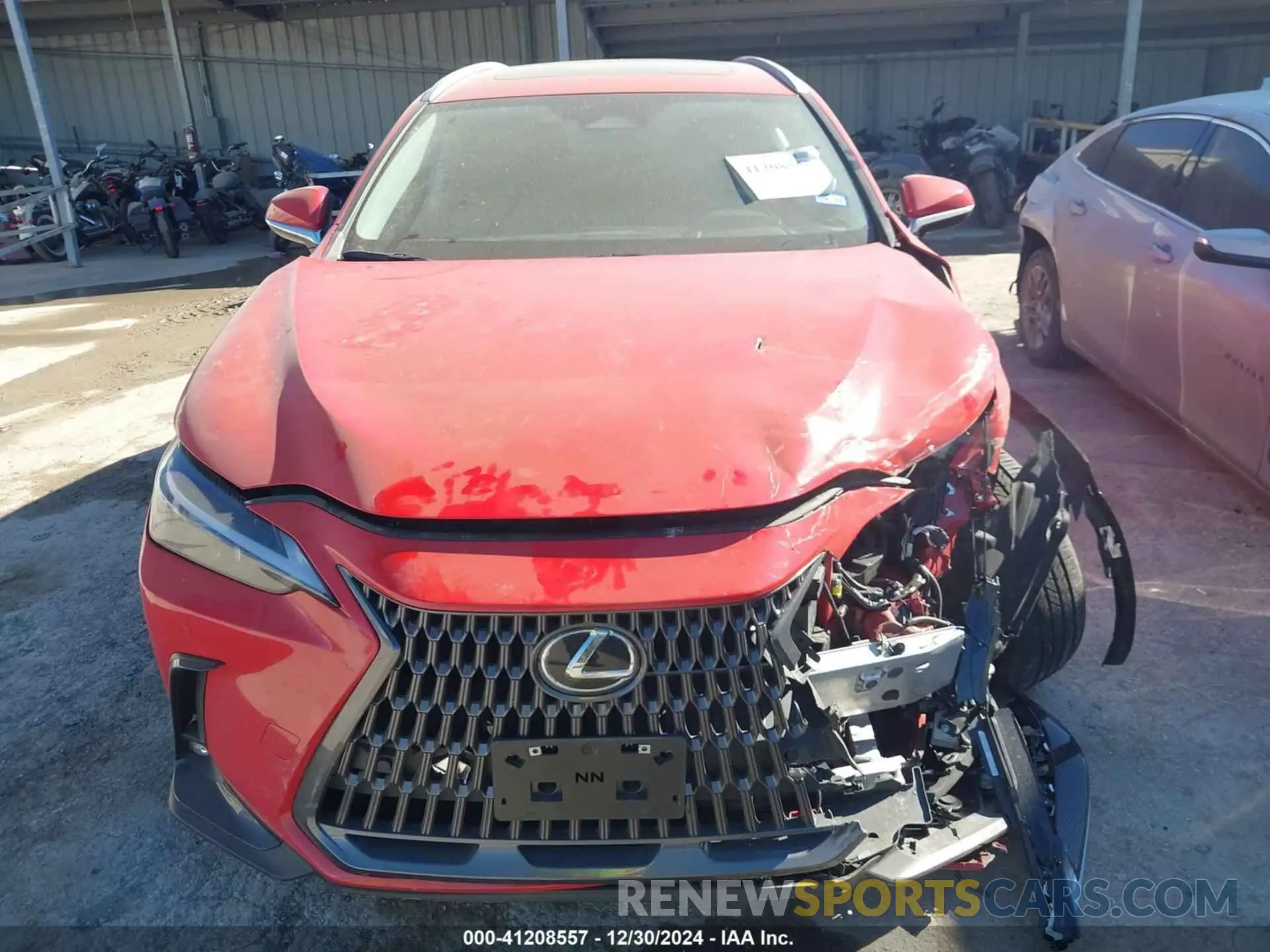 12 fotografías del automóvil dañado 2T2ADCAZXSC020901 LEXUS NX 2025