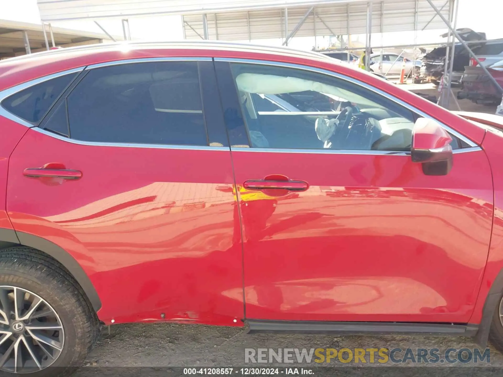13 fotografías del automóvil dañado 2T2ADCAZXSC020901 LEXUS NX 2025
