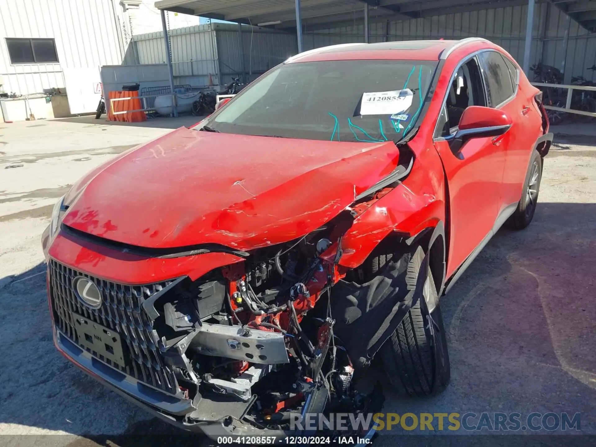 6 fotografías del automóvil dañado 2T2ADCAZXSC020901 LEXUS NX 2025