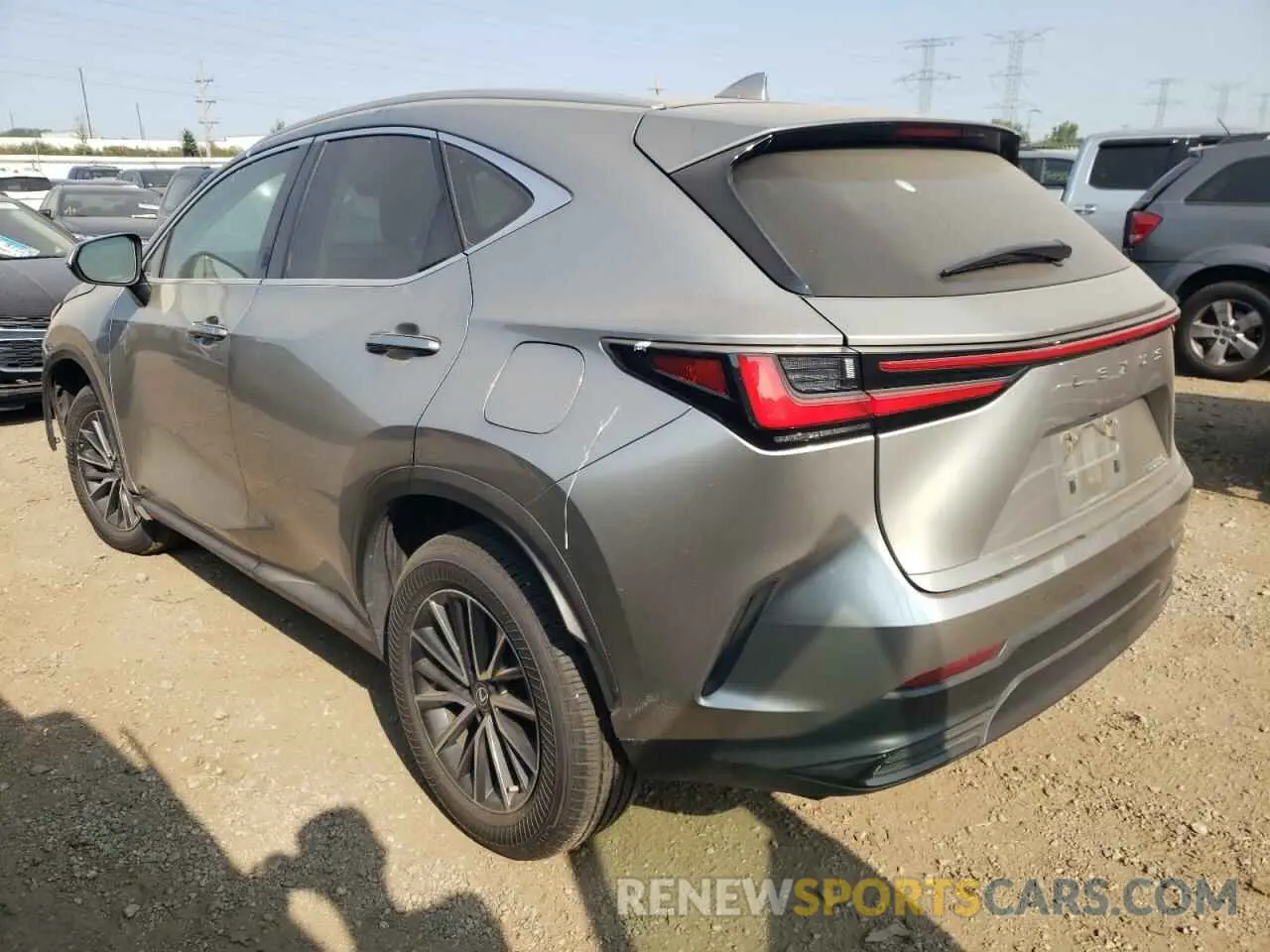 2 fotografías del automóvil dañado 2T2ADCAZ4NC002379 LEXUS NX 250 2022