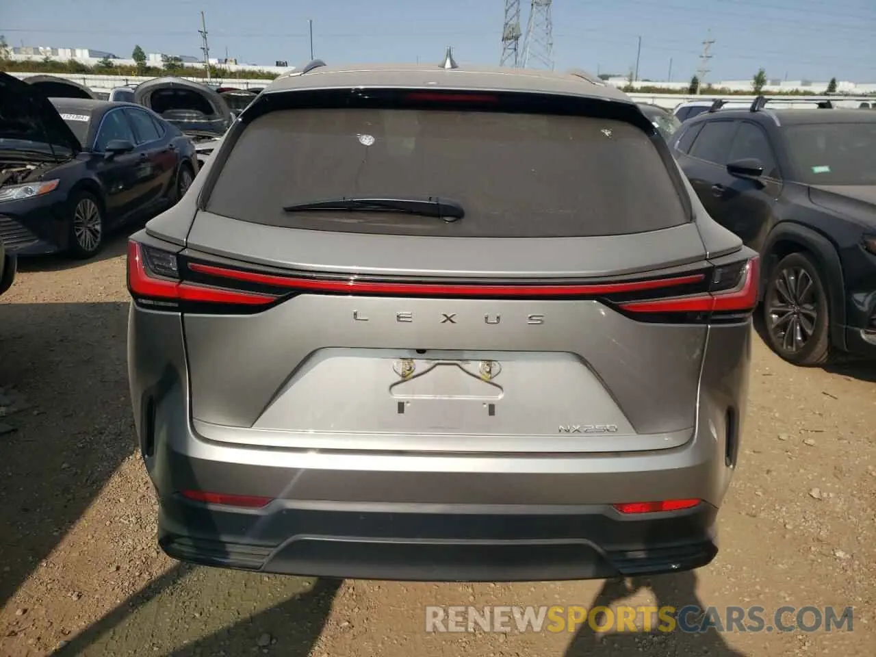 6 fotografías del automóvil dañado 2T2ADCAZ4NC002379 LEXUS NX 250 2022