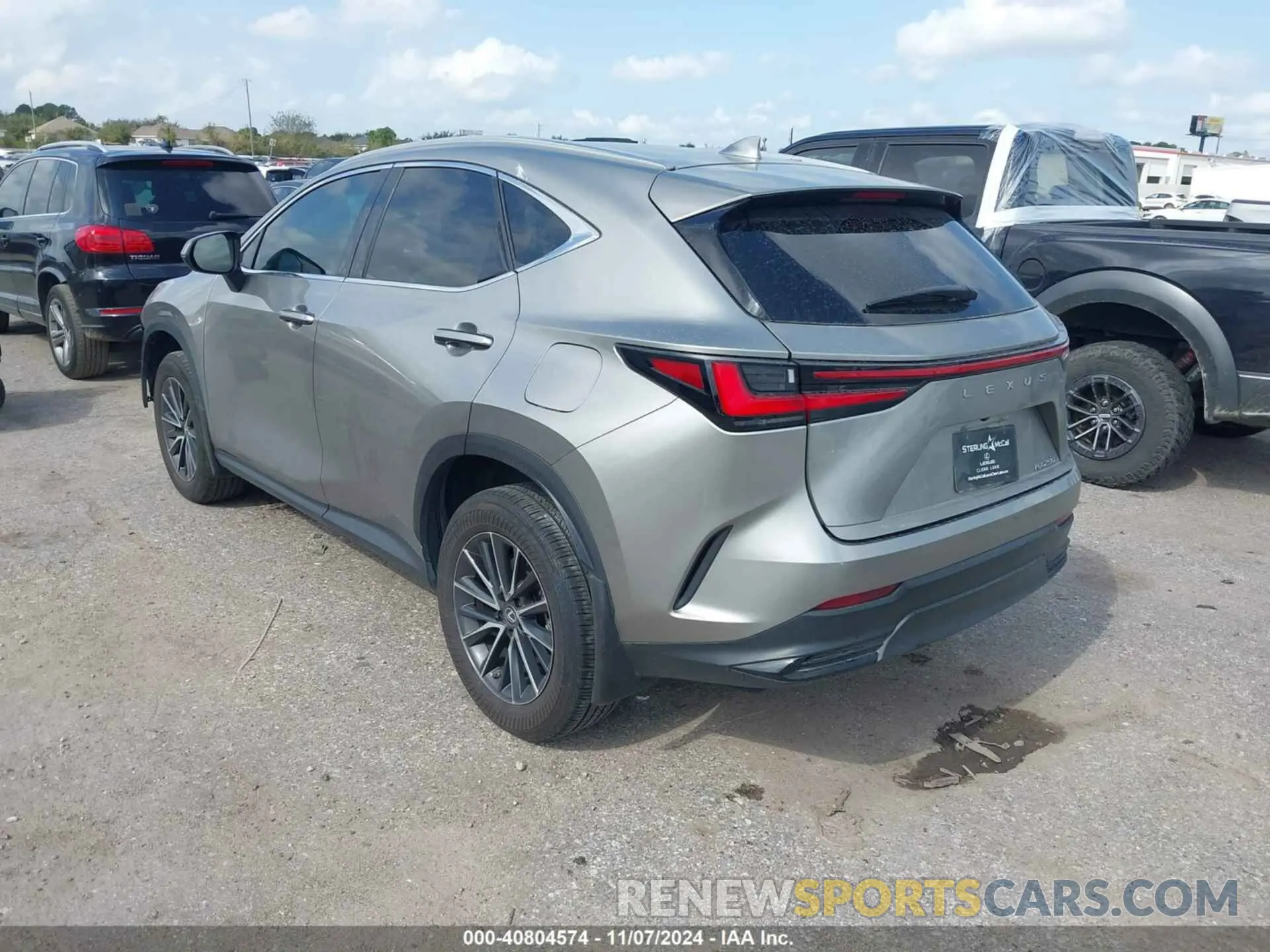 3 fotografías del automóvil dañado 2T2ADCAZ7NC001212 LEXUS NX 250 2022