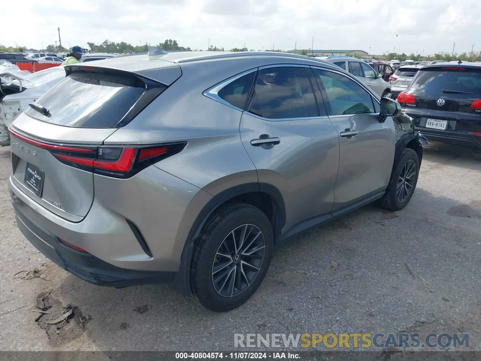 4 fotografías del automóvil dañado 2T2ADCAZ7NC001212 LEXUS NX 250 2022