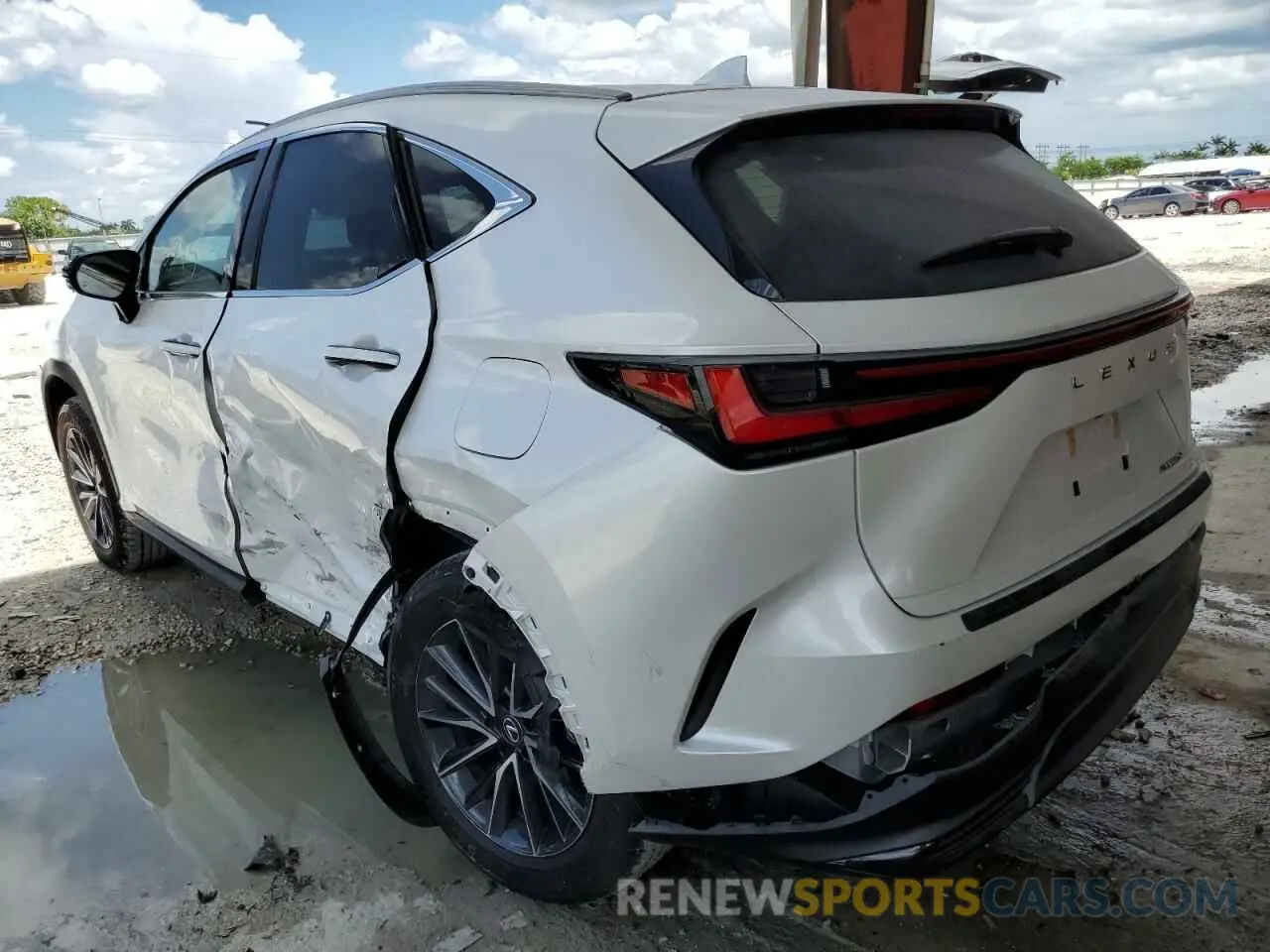 3 fotografías del automóvil dañado 2T2ADCAZ9NC001423 LEXUS NX 250 2022