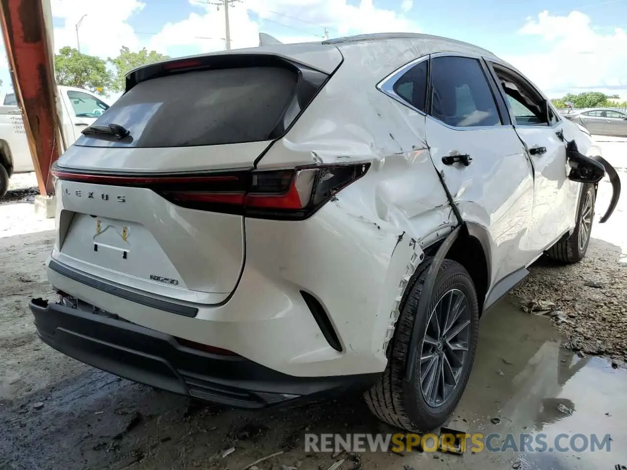 4 fotografías del automóvil dañado 2T2ADCAZ9NC001423 LEXUS NX 250 2022