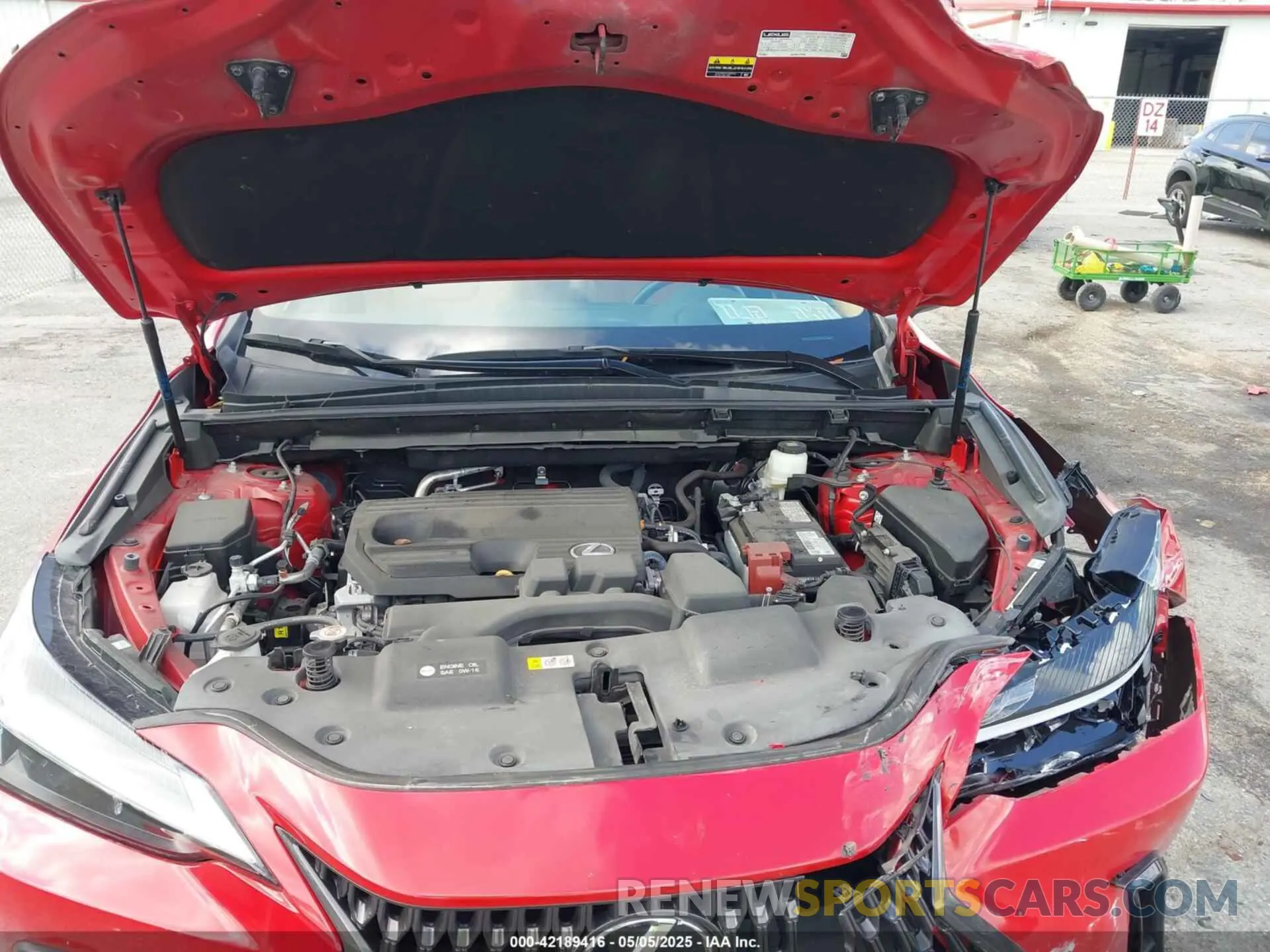 10 fotografías del automóvil dañado 2T2ADCAZ9NC002488 LEXUS NX 250 2022