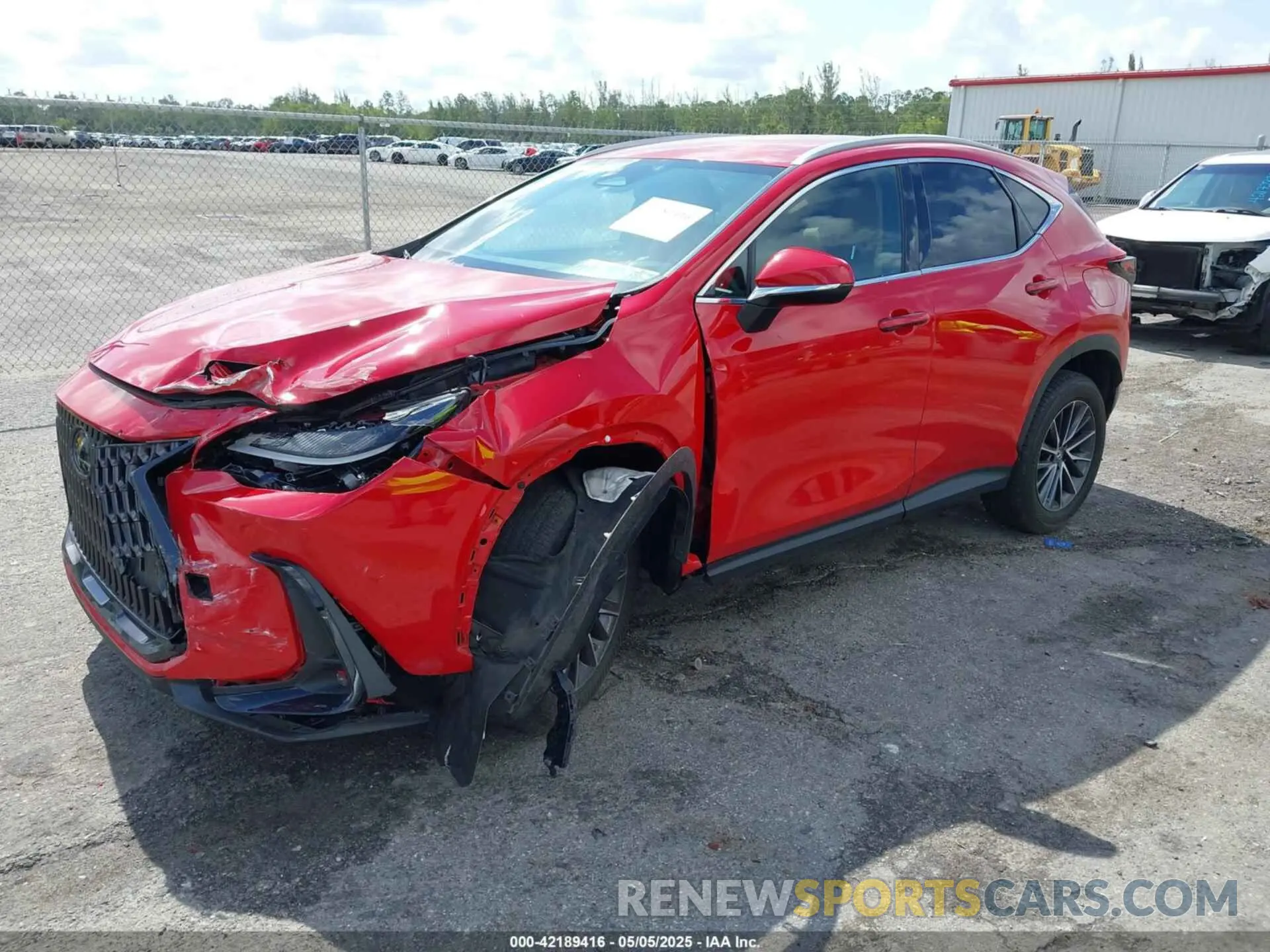 2 fotografías del automóvil dañado 2T2ADCAZ9NC002488 LEXUS NX 250 2022