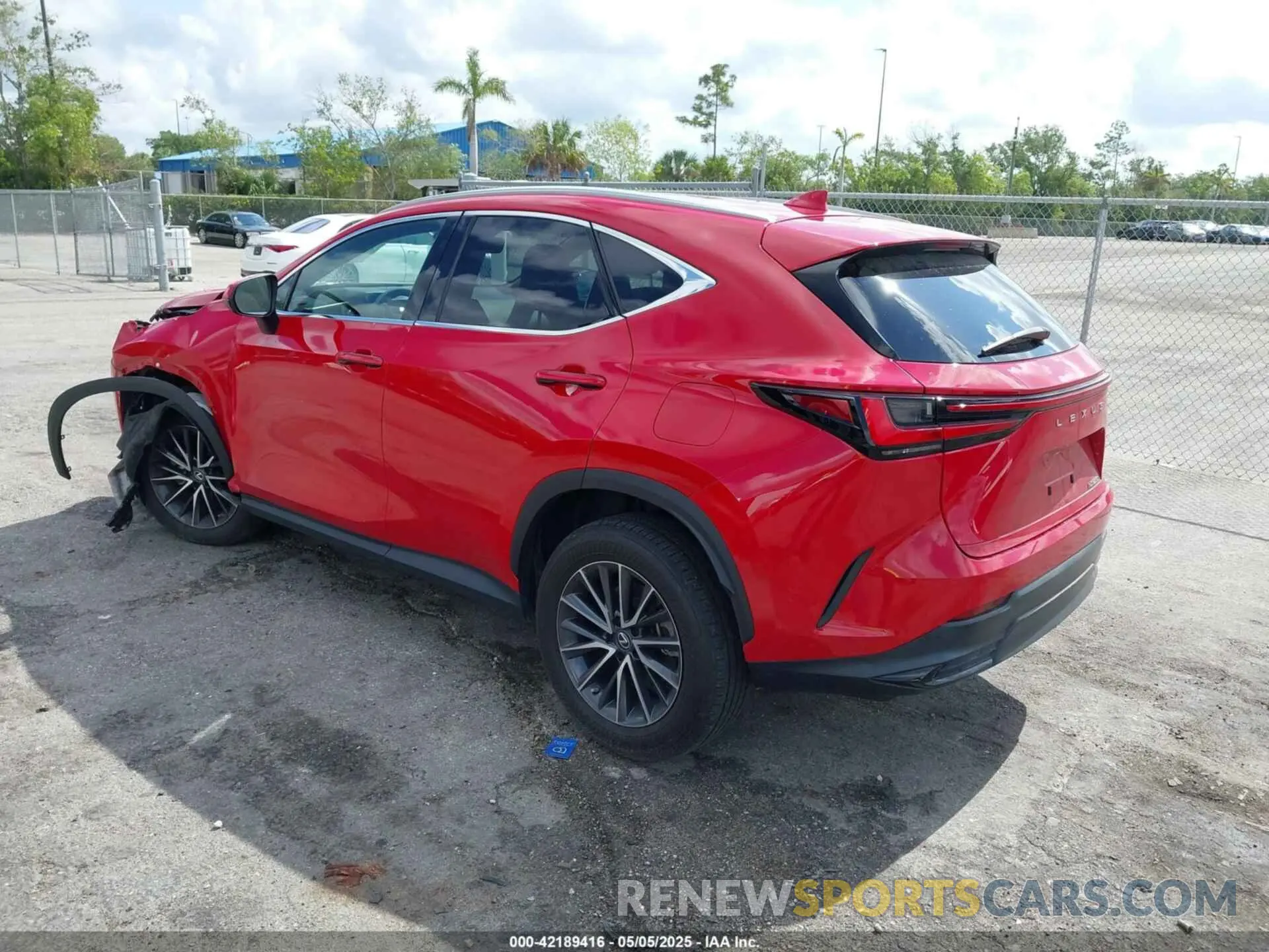 3 fotografías del automóvil dañado 2T2ADCAZ9NC002488 LEXUS NX 250 2022