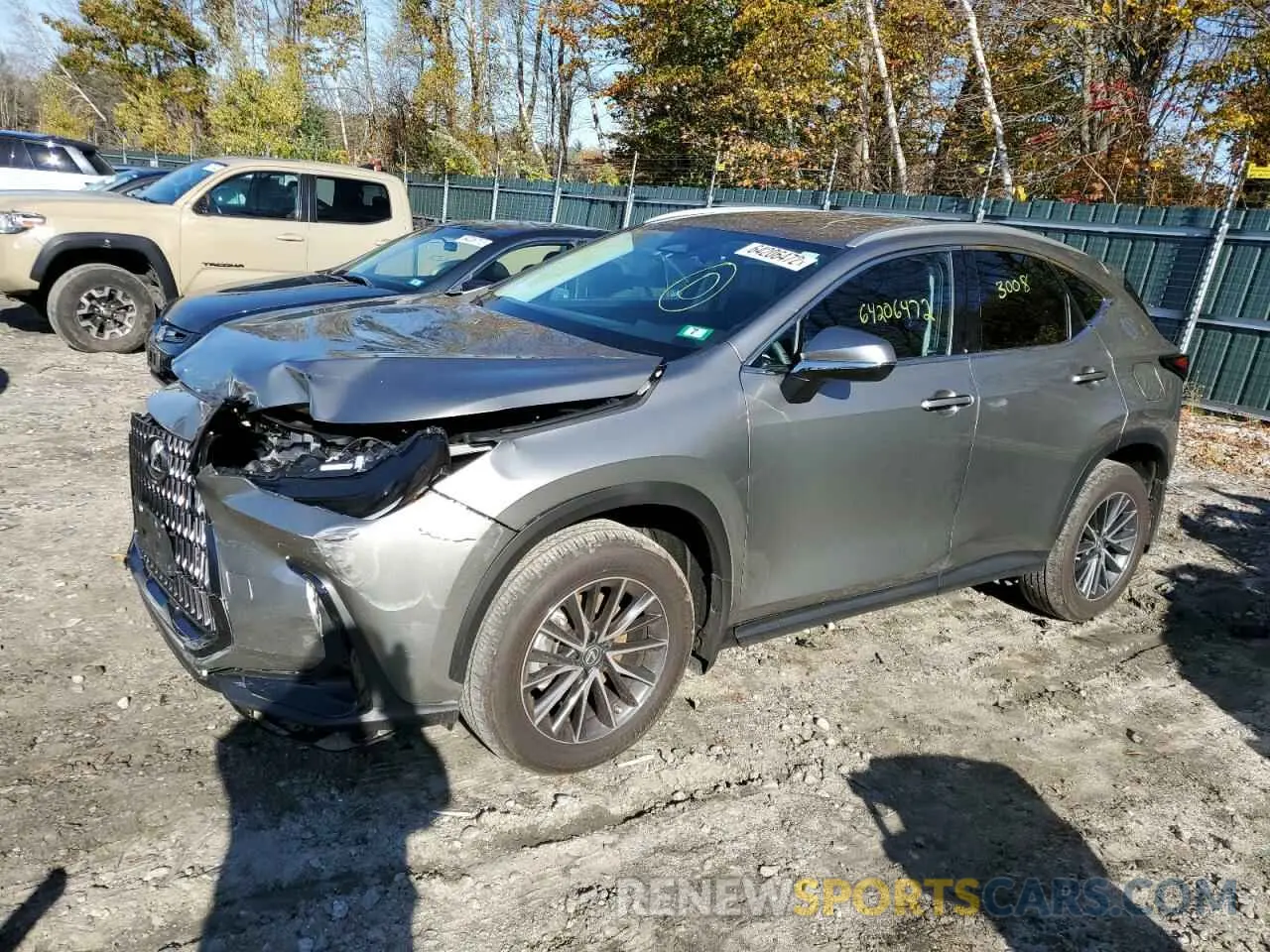 2 fotografías del automóvil dañado 2T2ADCEZ2NC001581 LEXUS NX 250 2022