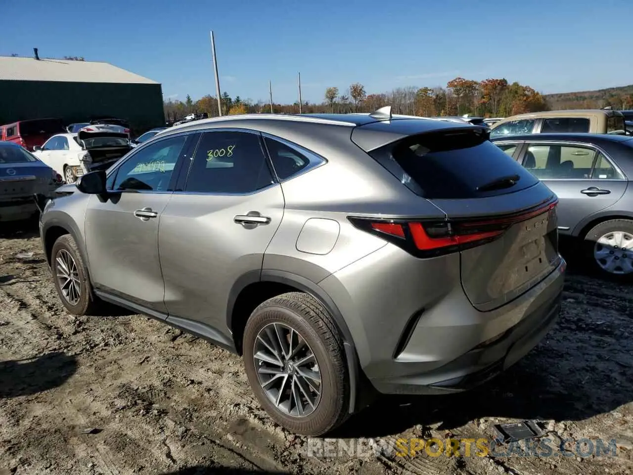 3 fotografías del automóvil dañado 2T2ADCEZ2NC001581 LEXUS NX 250 2022