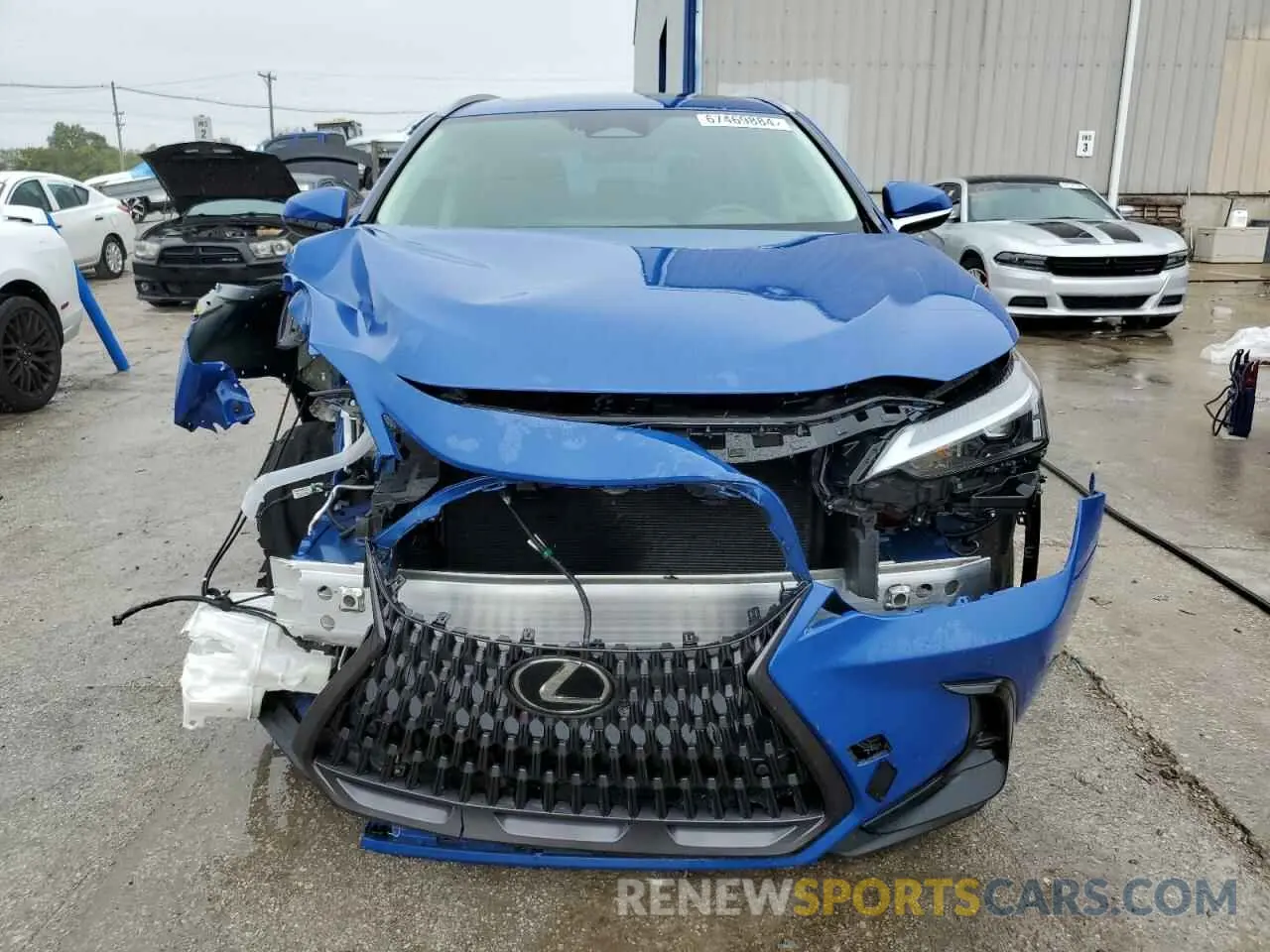 5 fotografías del automóvil dañado 2T2GDCEZ0NC001699 LEXUS NX 250 2022