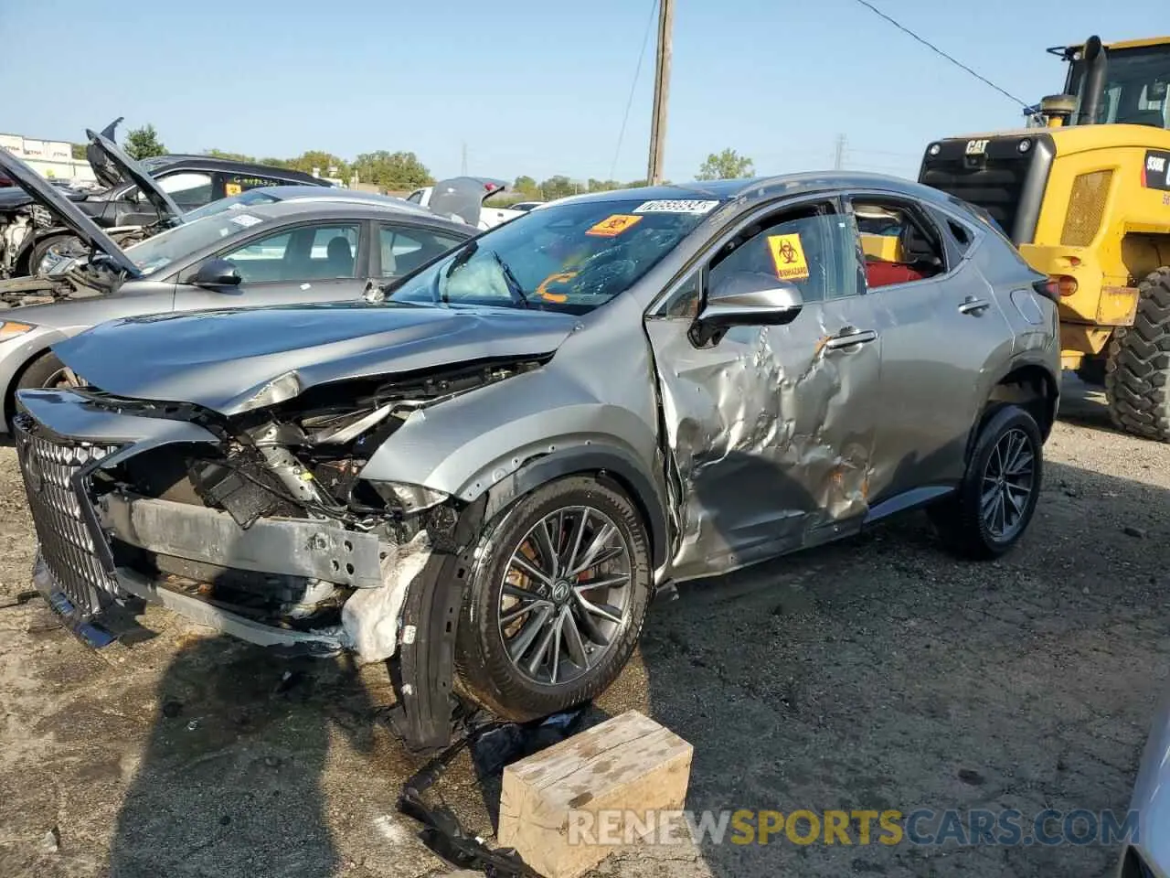 1 fotografías del automóvil dañado 2T2GDCEZ5NC001052 LEXUS NX 250 2022