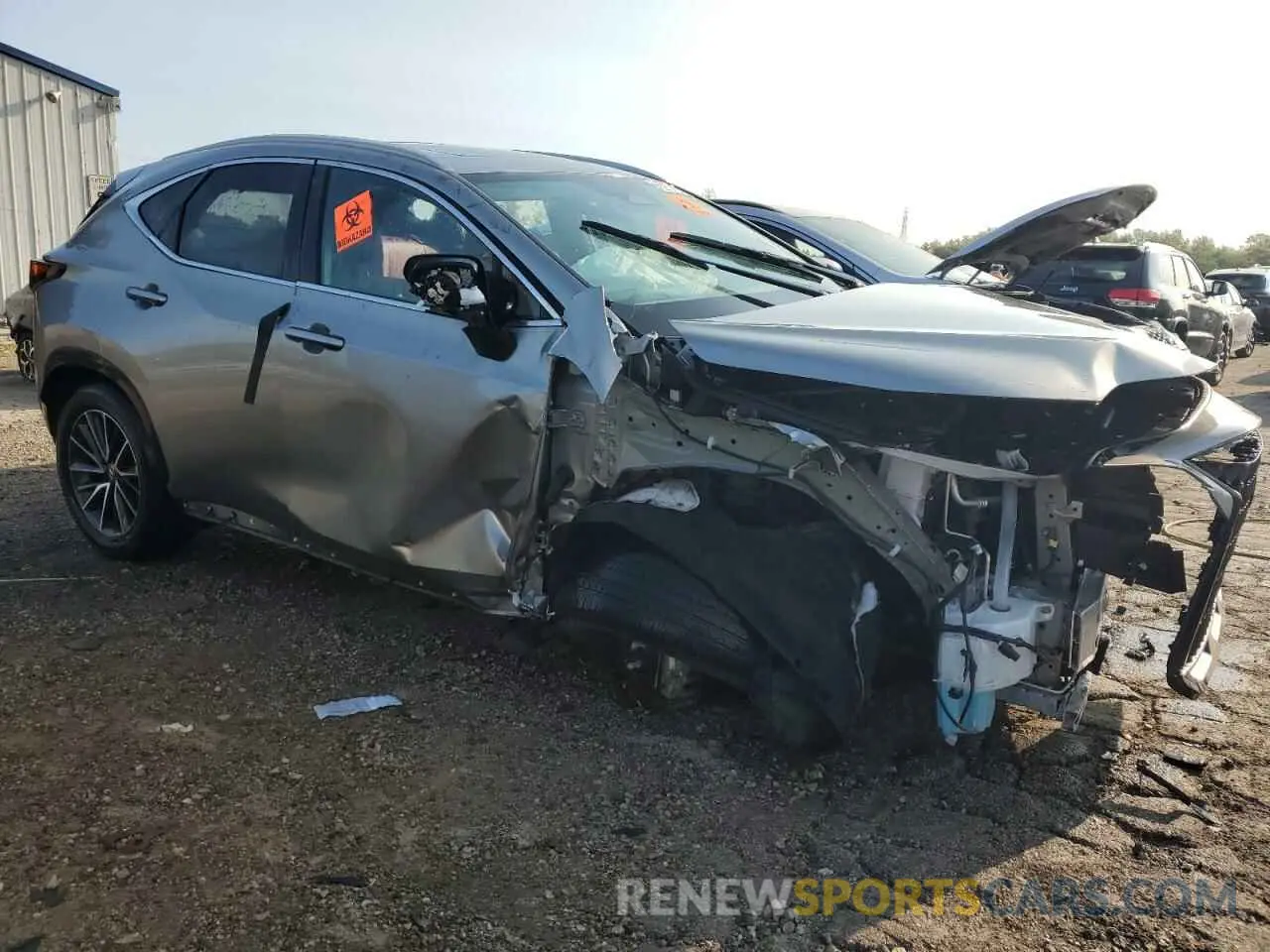 4 fotografías del automóvil dañado 2T2GDCEZ5NC001052 LEXUS NX 250 2022