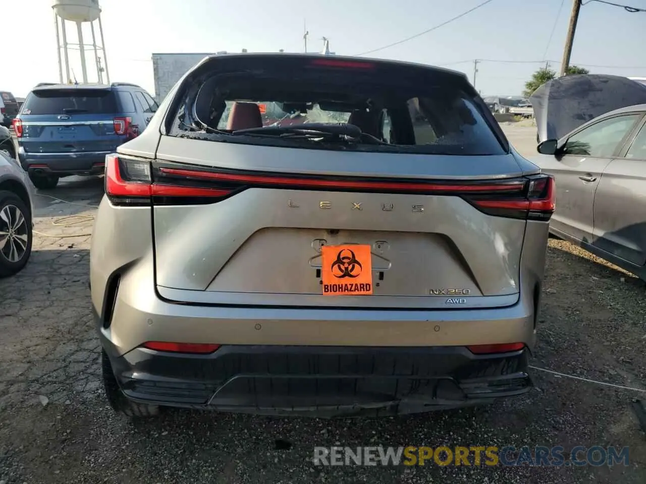 6 fotografías del automóvil dañado 2T2GDCEZ5NC001052 LEXUS NX 250 2022