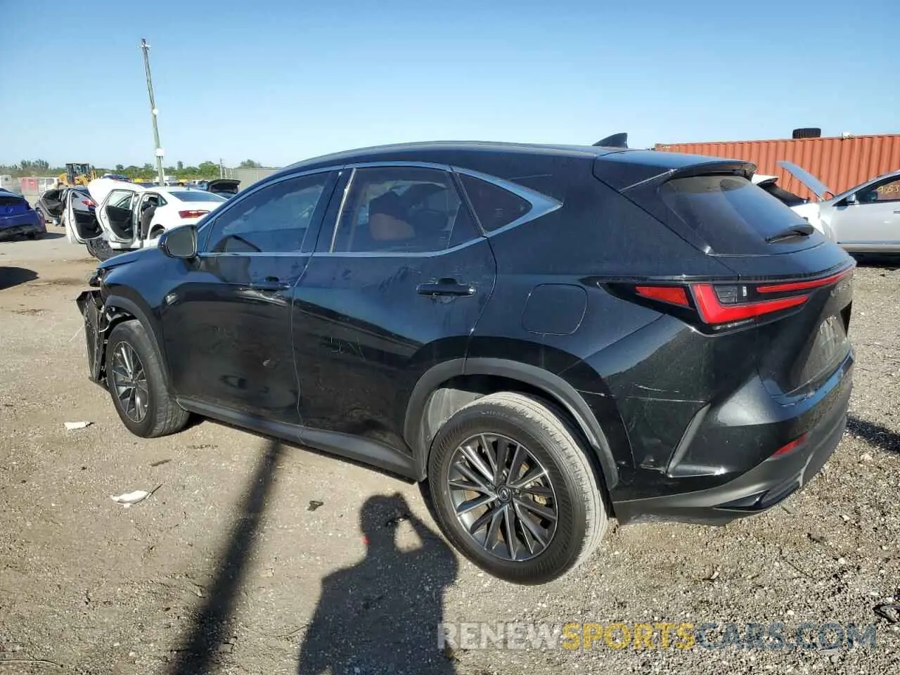 2 fotografías del automóvil dañado JTJADCAZ0N2001908 LEXUS NX 250 2022