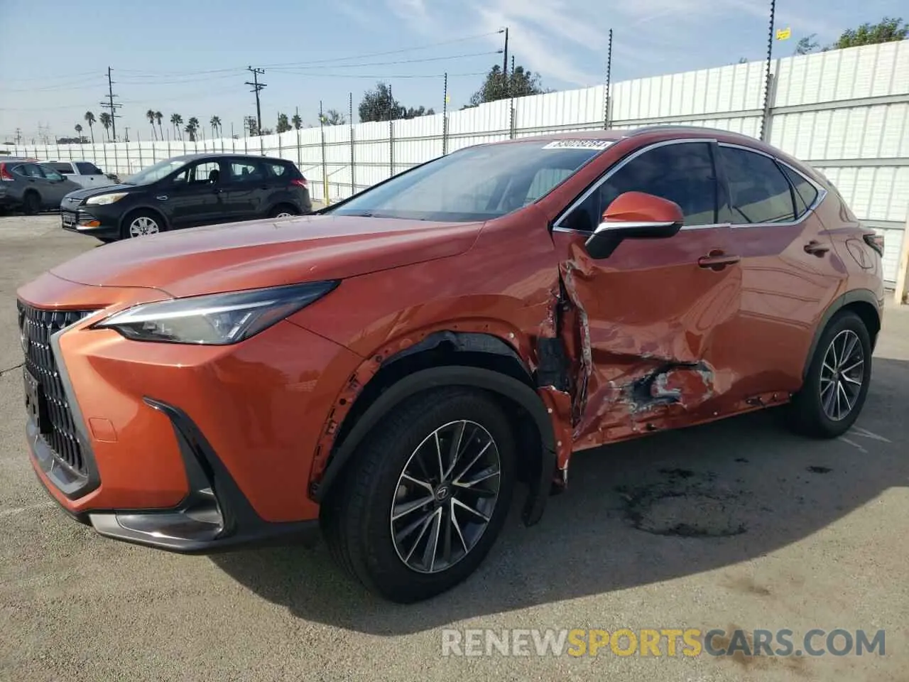 1 fotografías del automóvil dañado JTJADCAZ7N2002974 LEXUS NX 250 2022