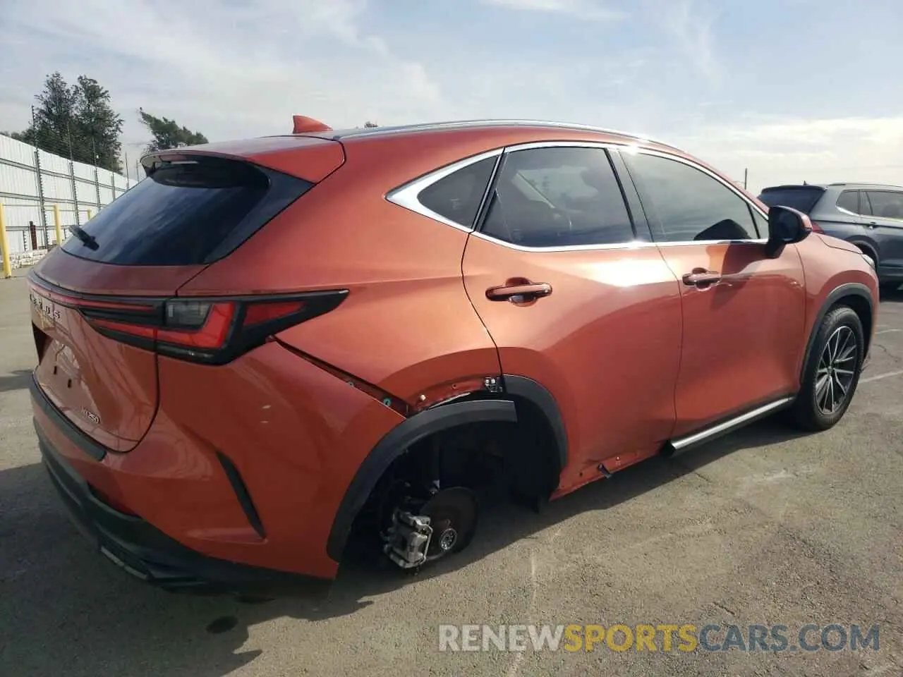 3 fotografías del automóvil dañado JTJADCAZ7N2002974 LEXUS NX 250 2022