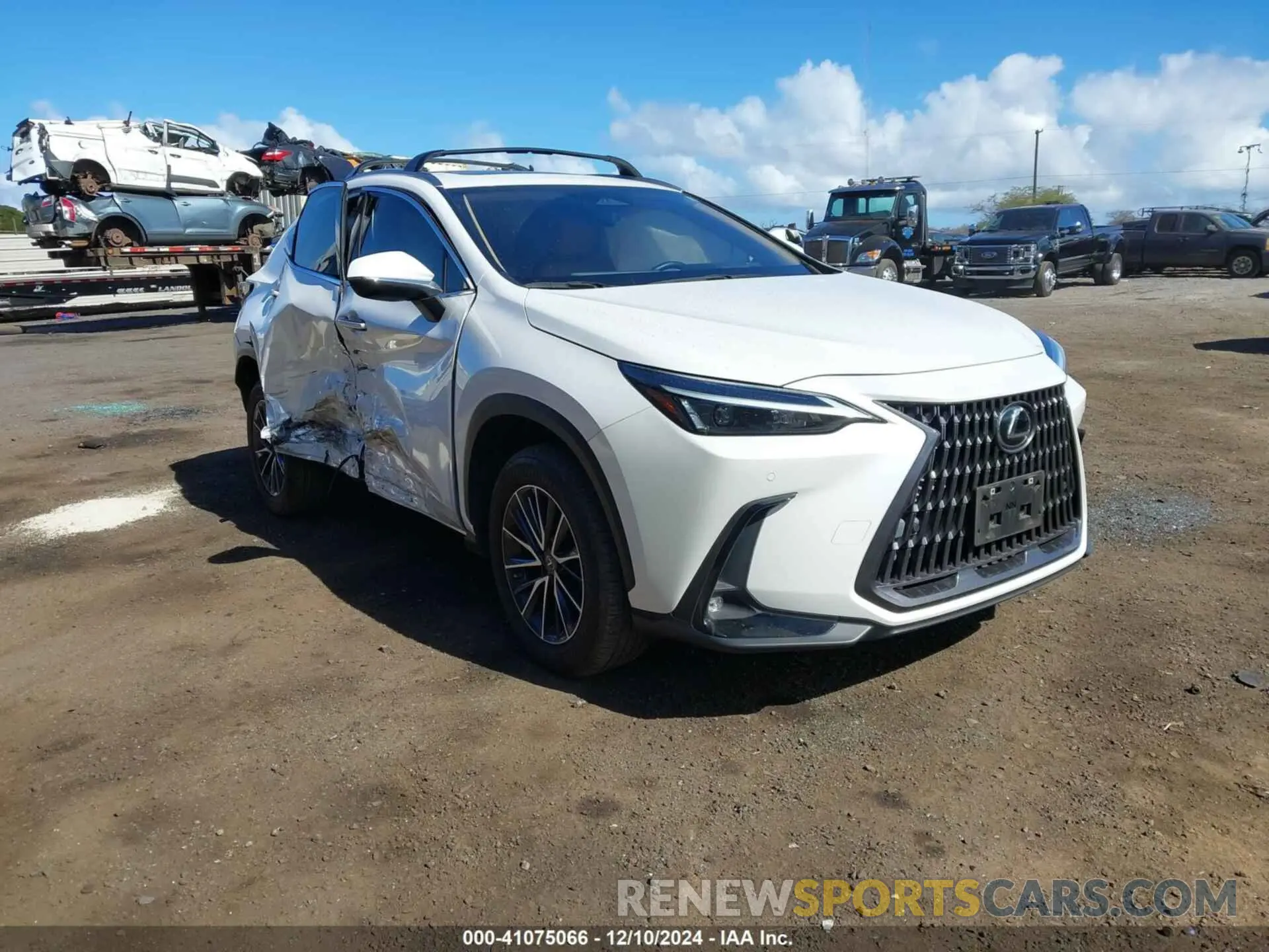 1 fotografías del automóvil dañado JTJGDCAZ0N5001223 LEXUS NX 250 2022