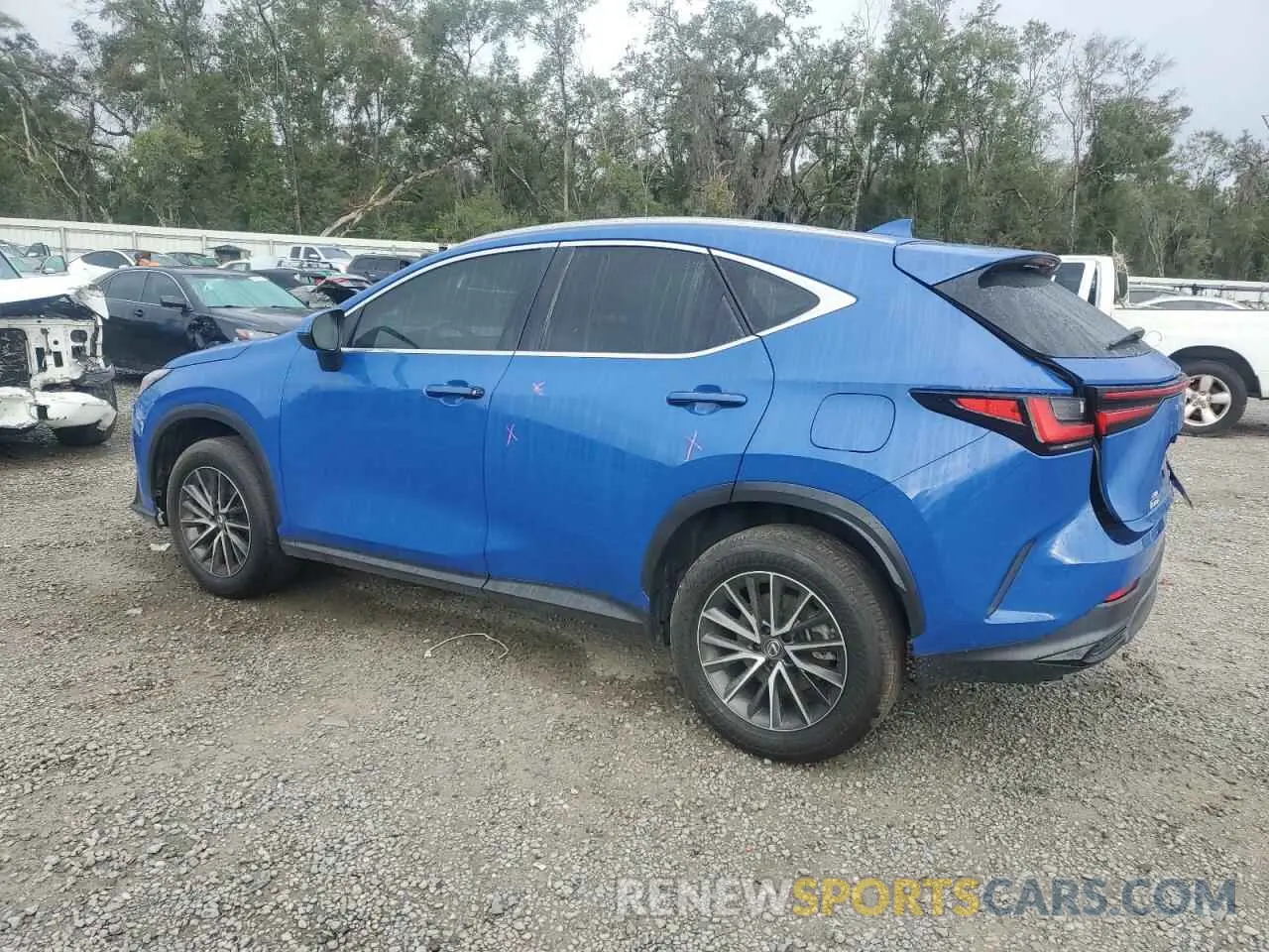 2 fotografías del automóvil dañado JTJGDCAZ4N5003363 LEXUS NX 250 2022
